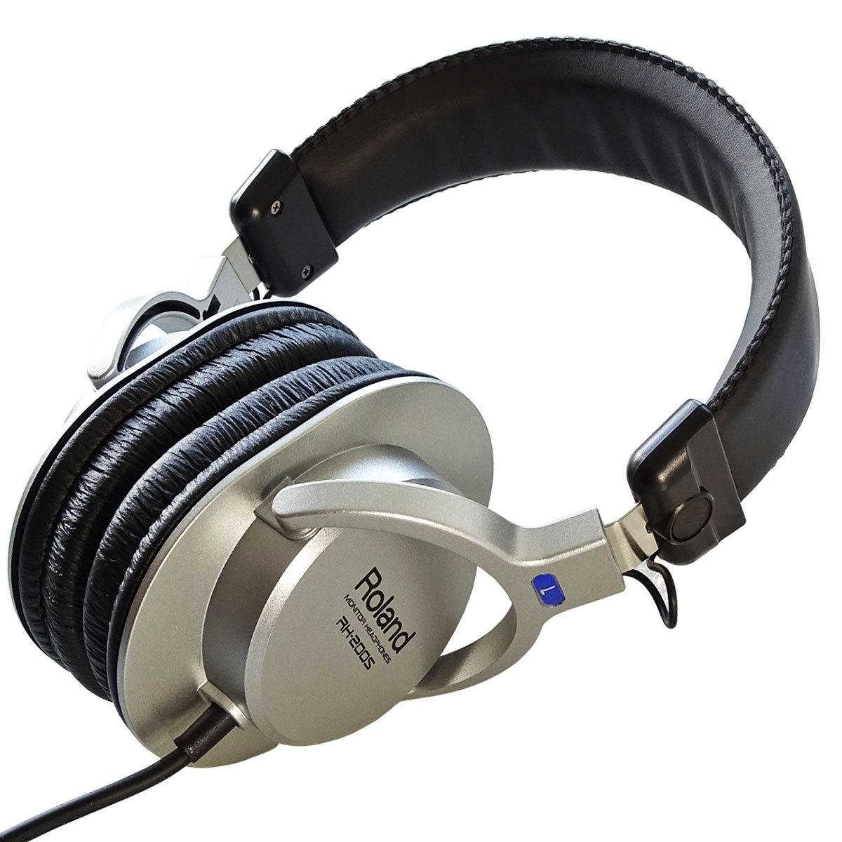 Roland Audio Roland RH-200S Silver mit 3m Verlängerungskabel HiFi-Kopfhörer (Keine, Keine)