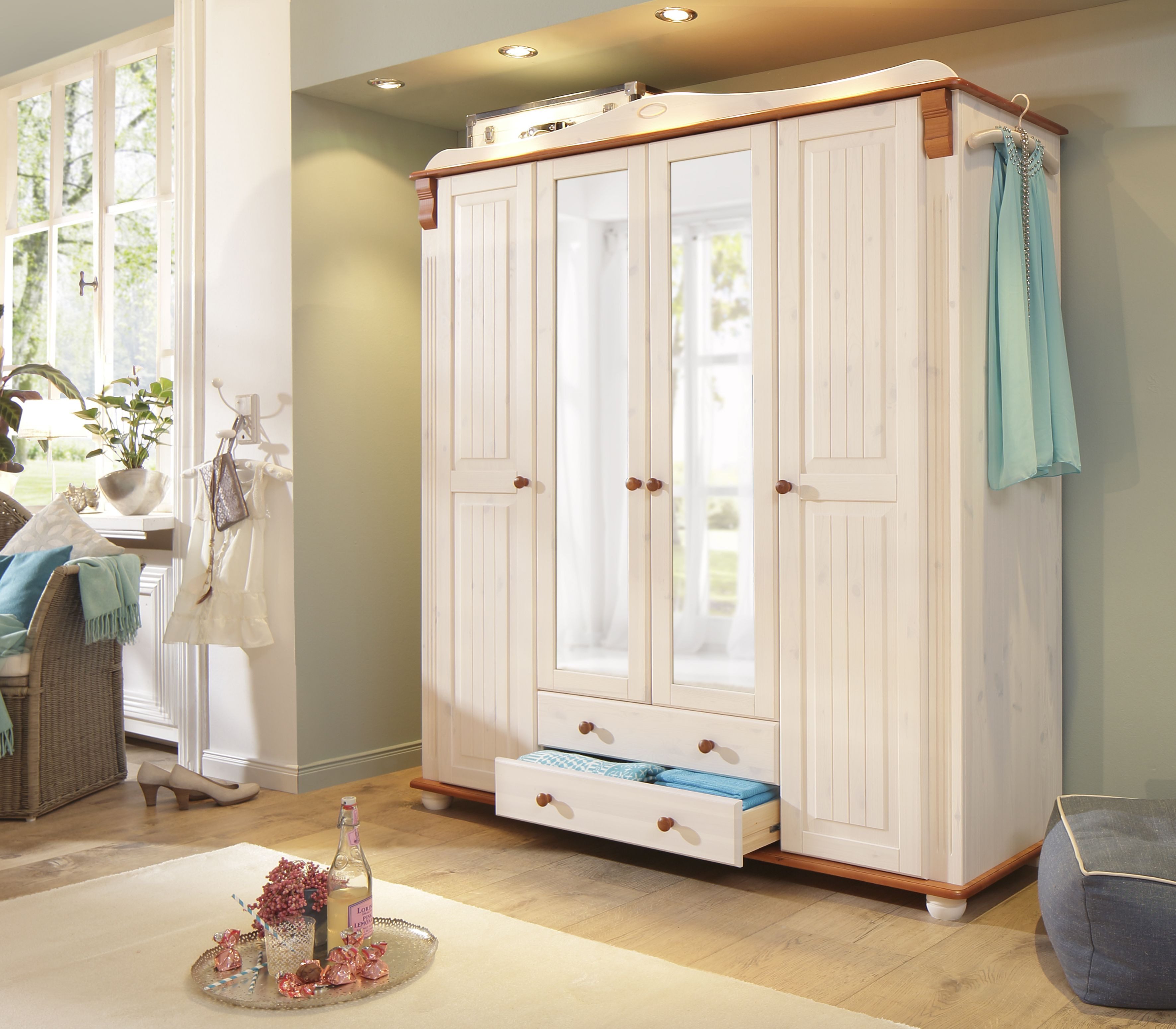 OTTO home Kleiderschrank Adele (4 Breiten: 92/130/169/207 H/T ca. 191/54 cm günstig online kaufen