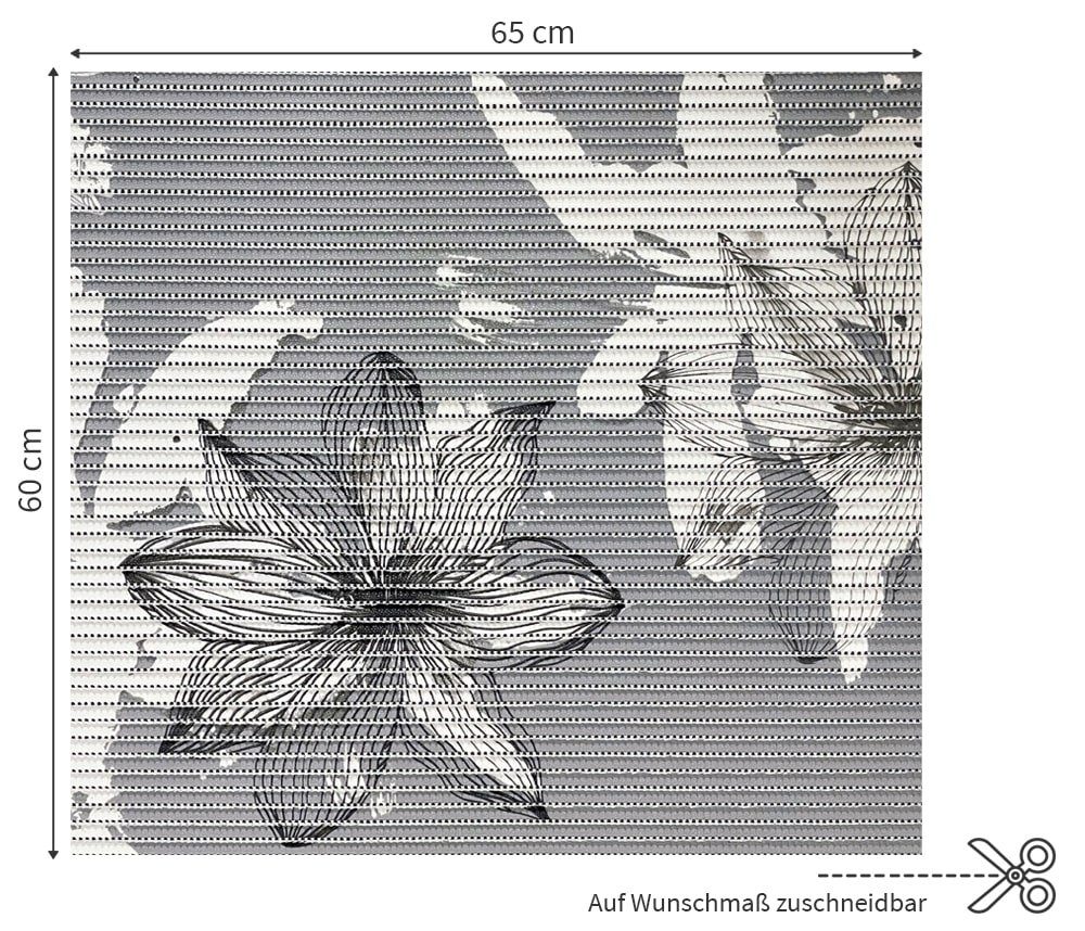 matches21 HOME & HOBBY Antirutschmatte Waschmaschinenauflage rutschfest  Blume Lilie 65 x 60 cm
