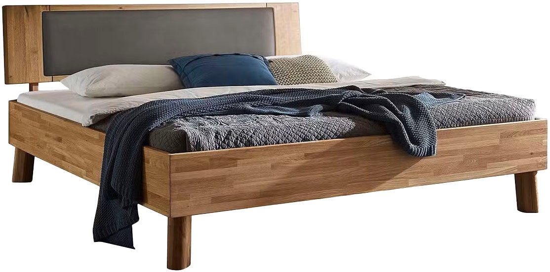 Home affaire Massivholzbett Chavot IV inkl. gepolstertem Kopfteil, wahlweis günstig online kaufen