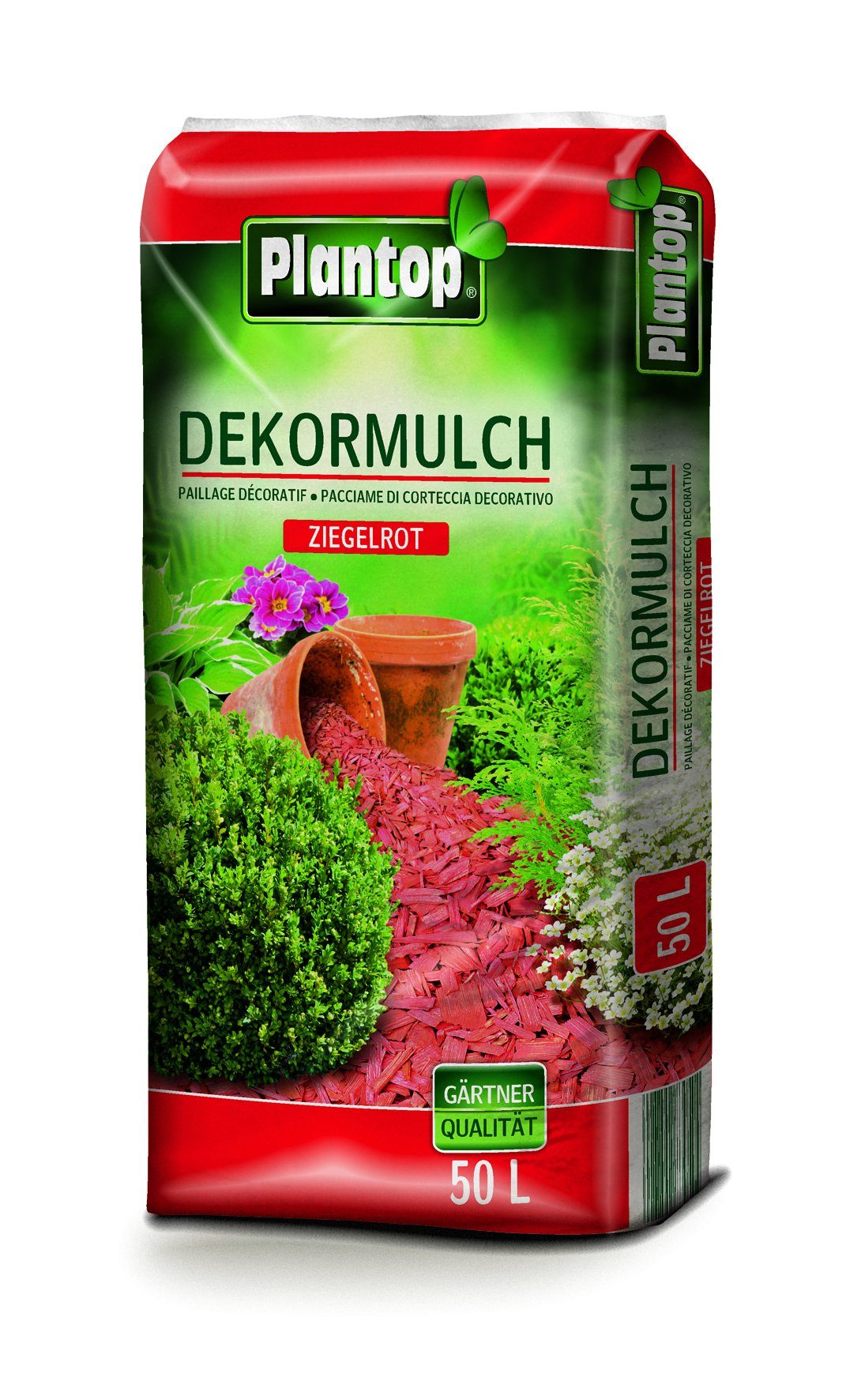 Plantop Dekormulch Steingrau - 1950 Liter (39 Säcke à 50L) Palettenware