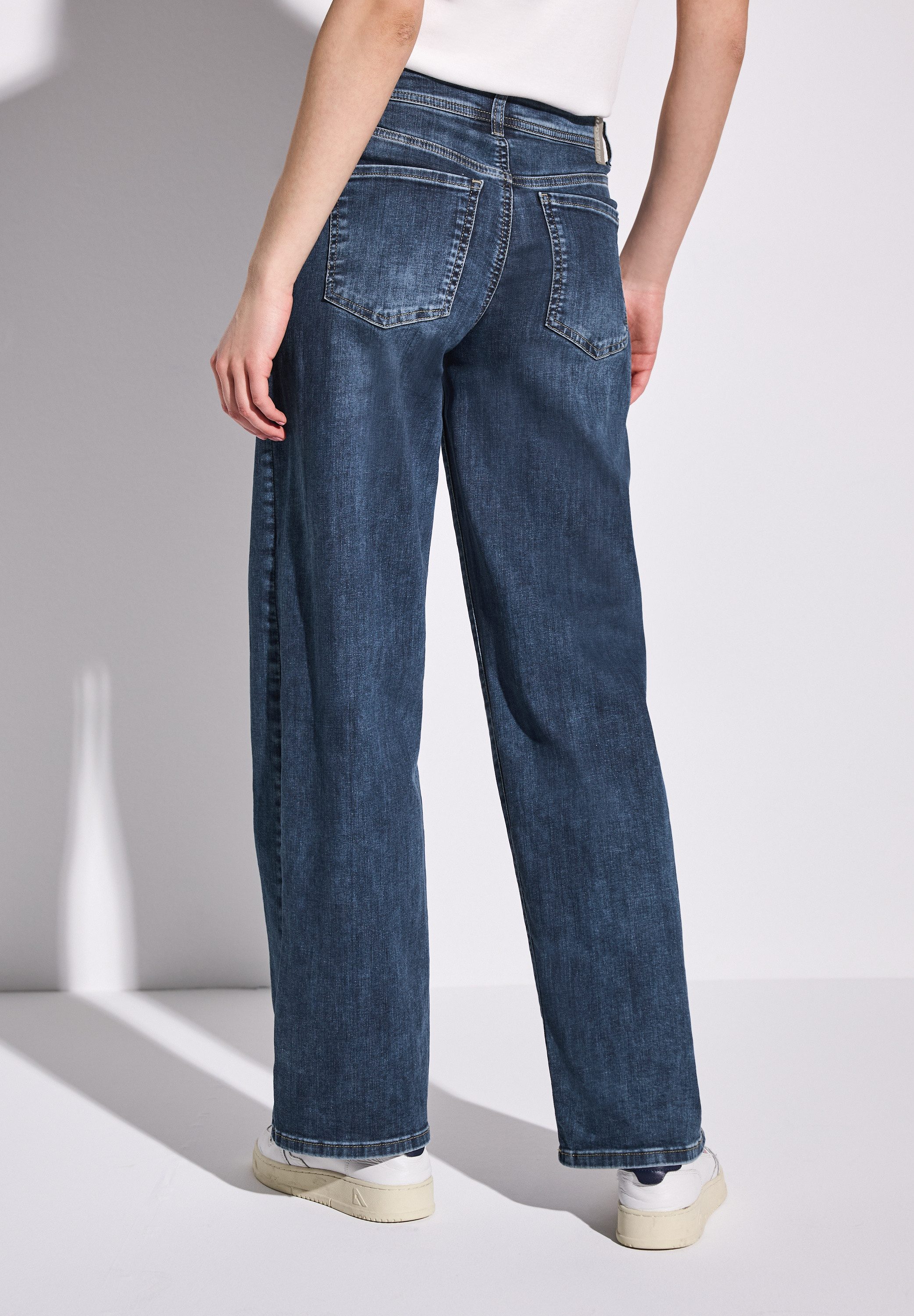 STREET ONE Loose-fit-Jeans Middle Waist