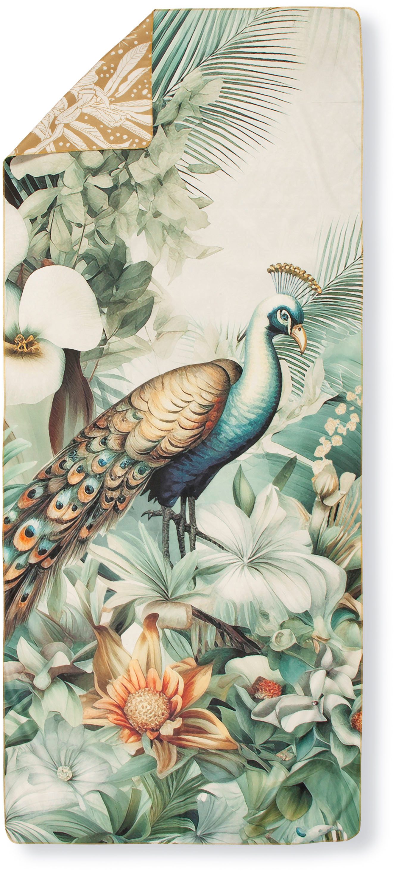 Descanso Reisehandtuch Dana, Microfaser (Packung, 1-St), Mikrofaser, 75x180, Schnelltrocknend, Reisen, Sport, Yoga, Wendeoptik