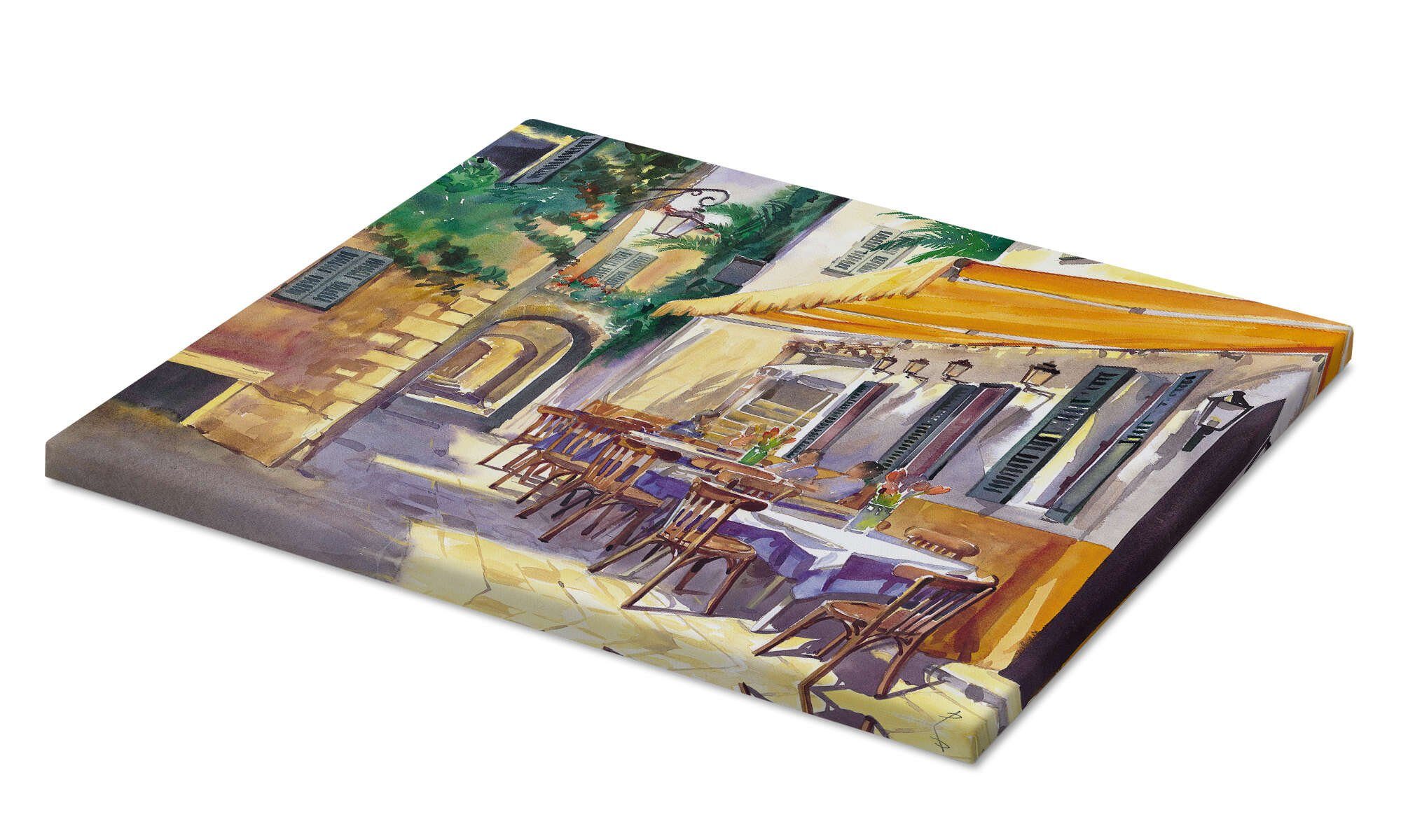 Posterlounge Wandbild Café in der Provence, Paul Simmons, erhältlich als Poster, Leinwandbild, Wandsticker oder Acrylglasbild