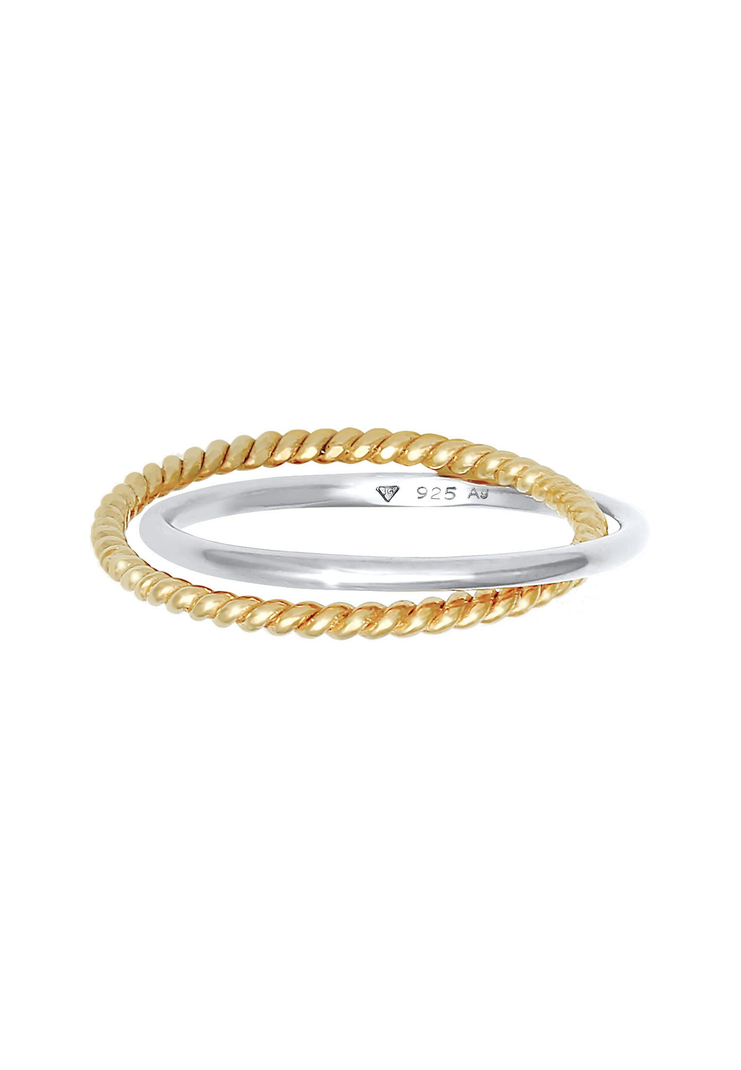 Elli Fingerring Wickelring Klassik Fein Gedreht günstig online kaufen