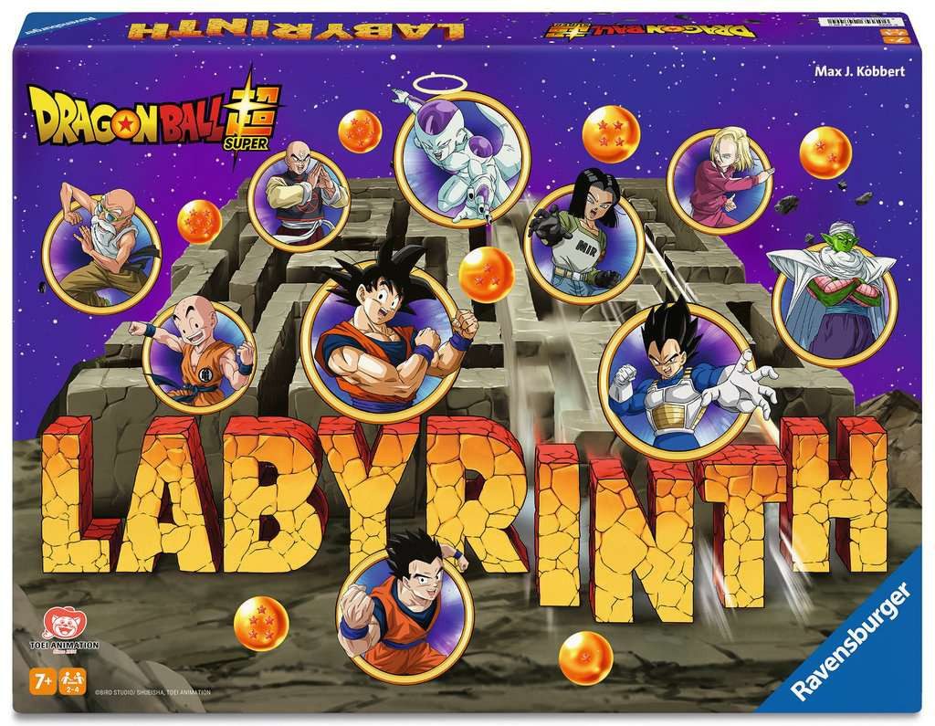Ravensburger Verlag GmbH Spiel Ravensburger Dragon Ball Super Labyrinth – Schiebespiel ab 7 Jahren, Familienspiel