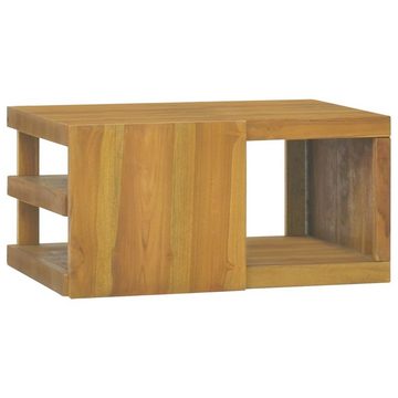 vidaXL Hängeschrank Wand-Badschrank 60x45x30 cm Massivholz Teak (1-St)