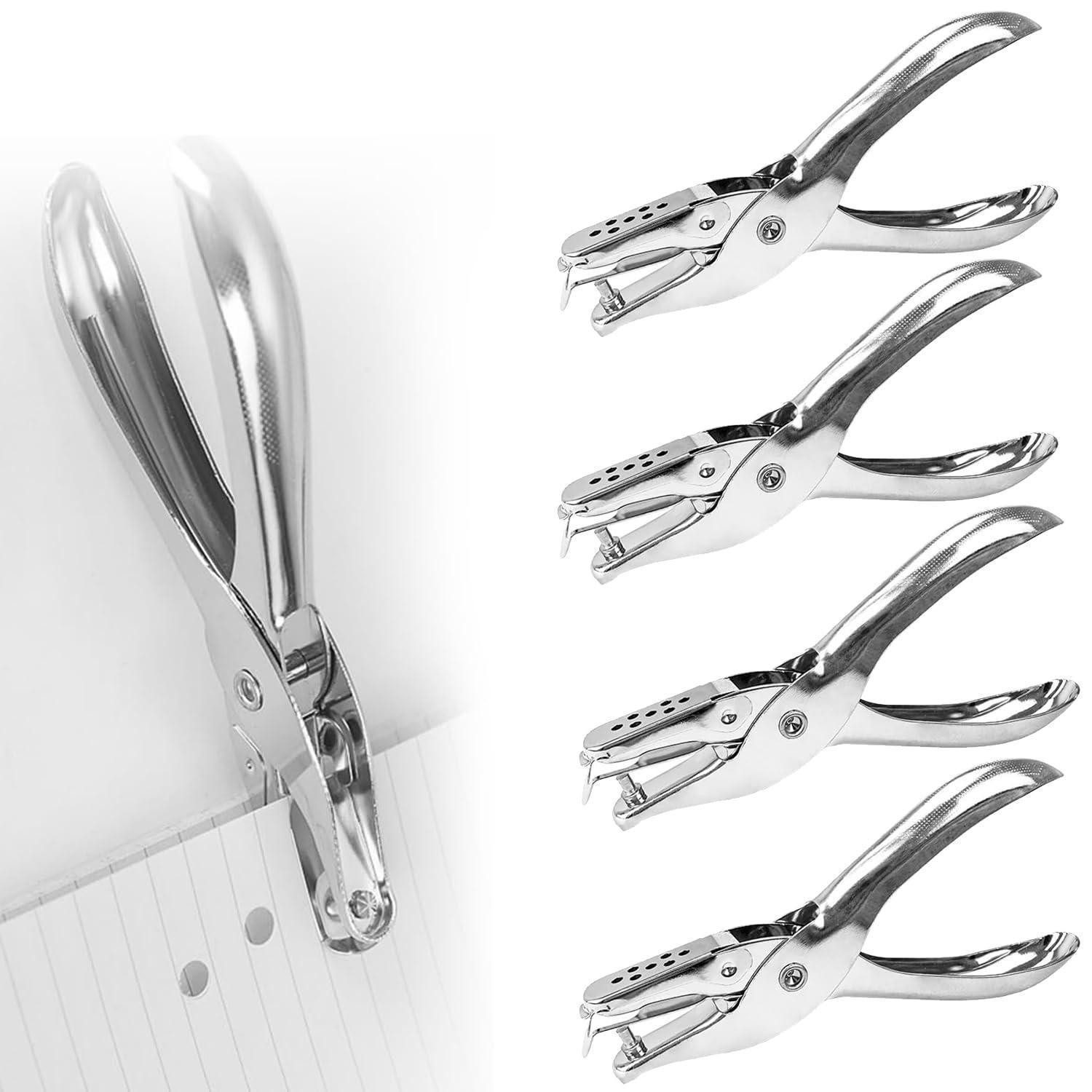 LuxusKollektion Lochzange Einzellochstanzer-Set 3/6mm Metall 4Stk