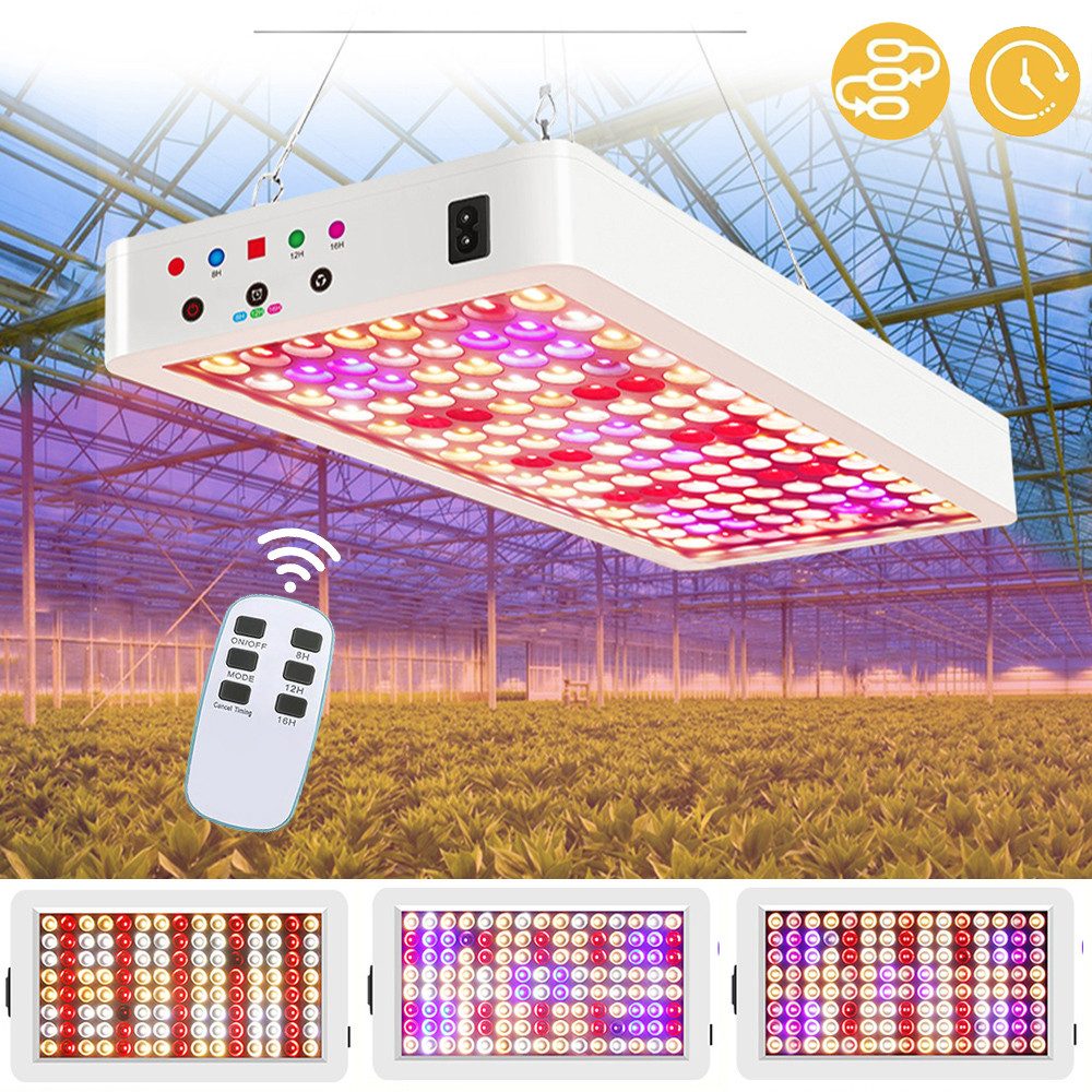 Jibenhome Pflanzenlampe LED Vollspektrum Pflanzenlicht 70W günstig online kaufen