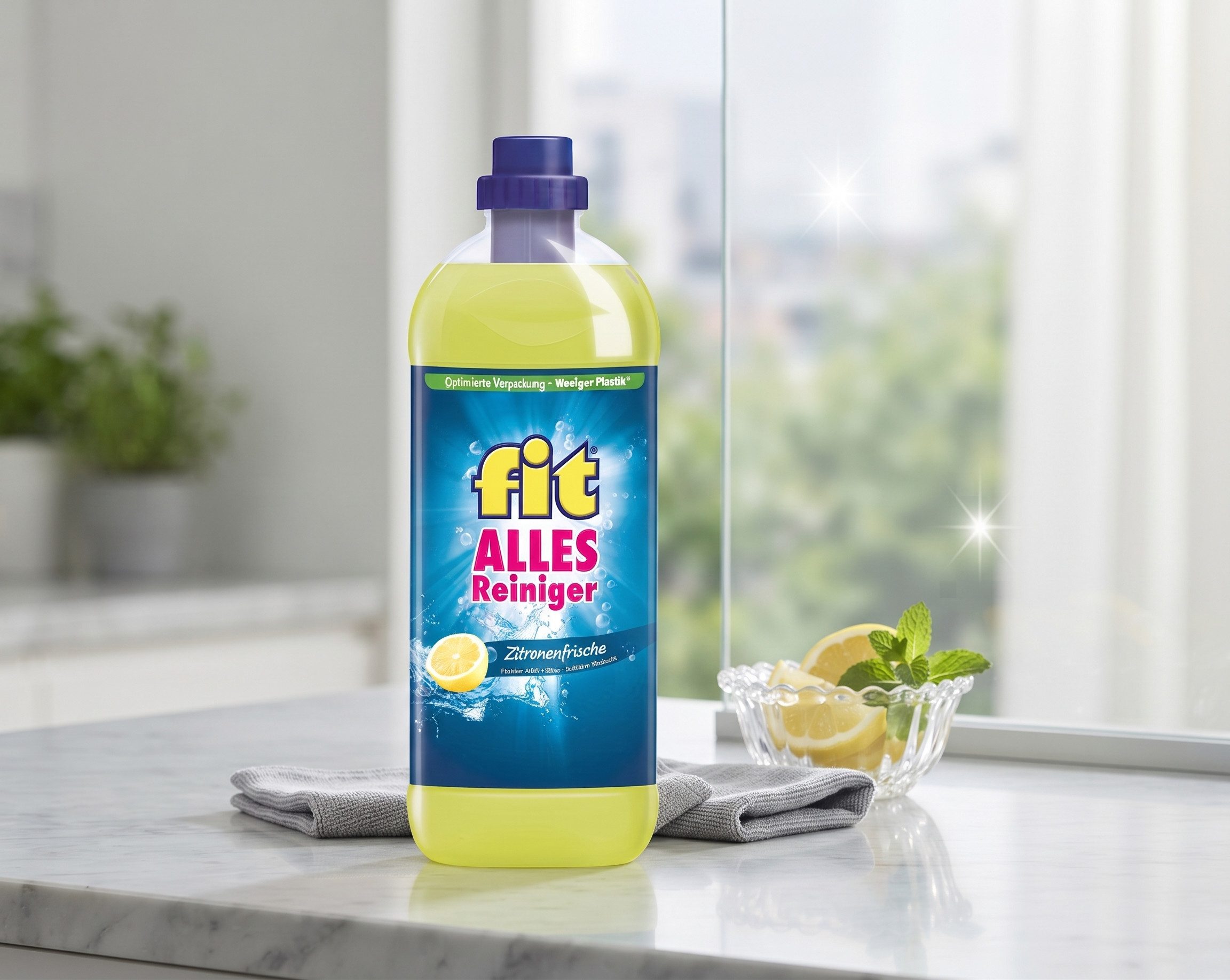 FIT Fit Allesreiniger, Zitronenfrische Allzweckreiniger