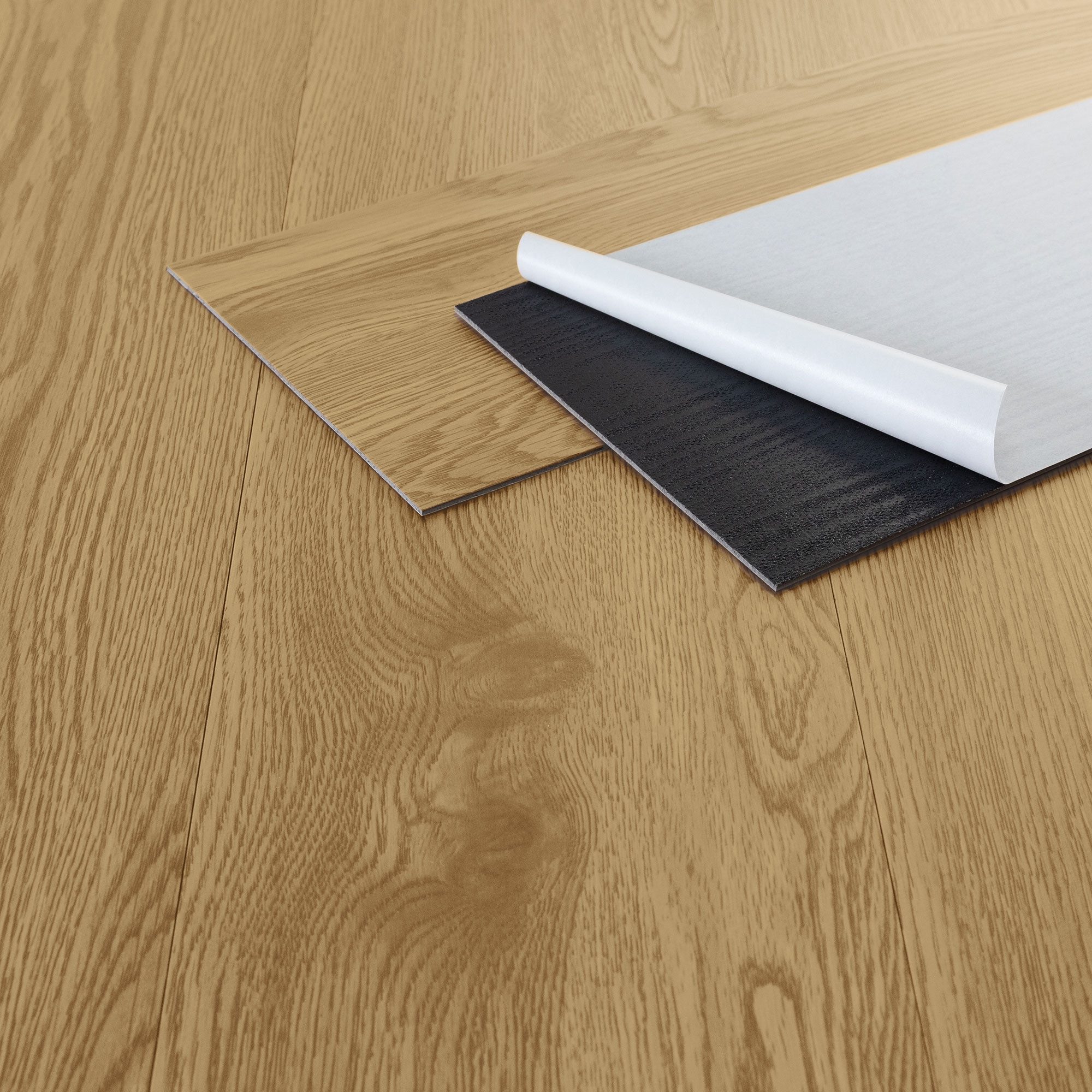 ML-DESIGN Vinylboden PVC Bodenbelag selbstklebend Klebefliesen Boden in Holzoptik 2mm Dicke, Bodenfliesen Klebevinyl wasserdicht 2,23m² / 16 Dielen Eiche Dekor