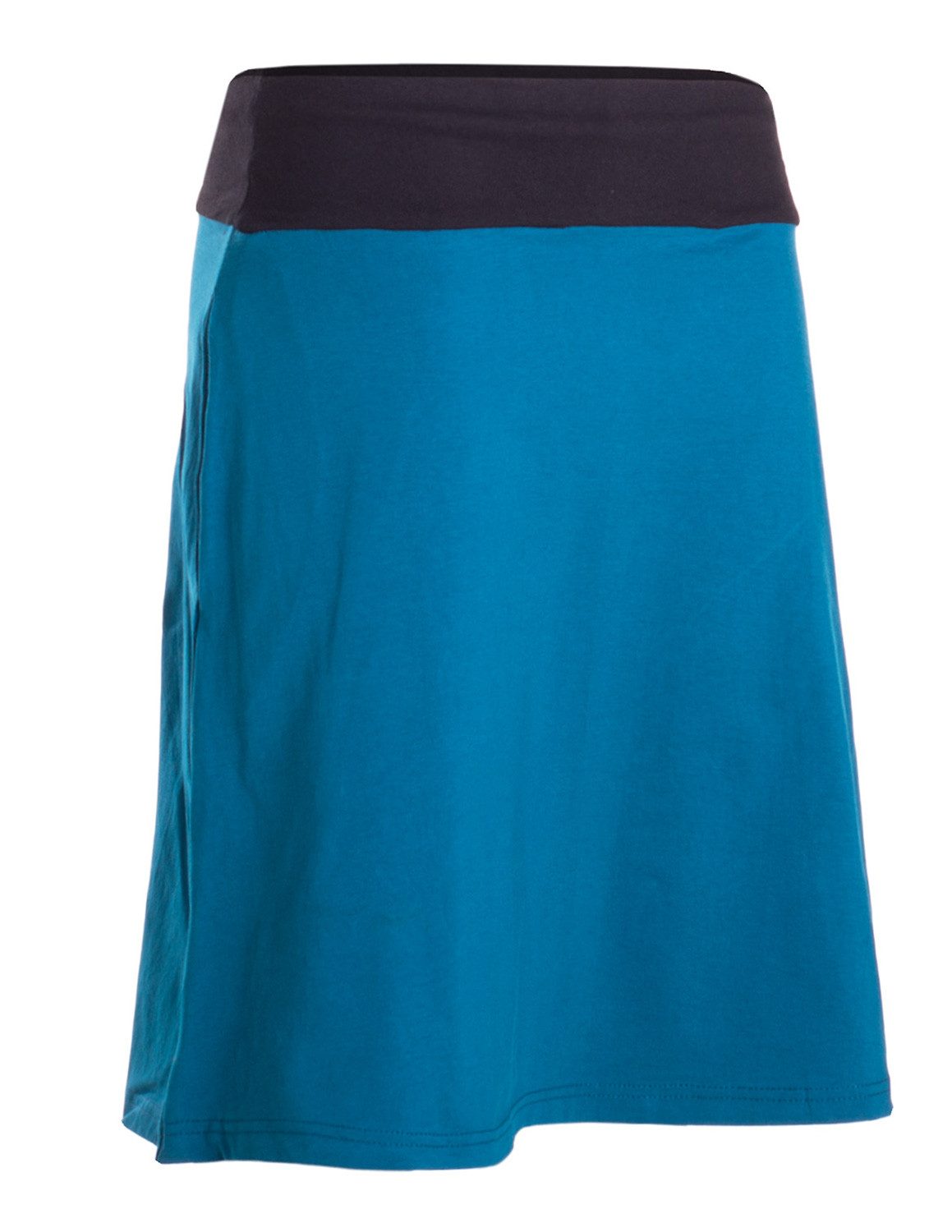 Vishes Jerseyrock Damen Mini-Rock Baumwolle elastischer Bund mit Kordel-Zug günstig online kaufen