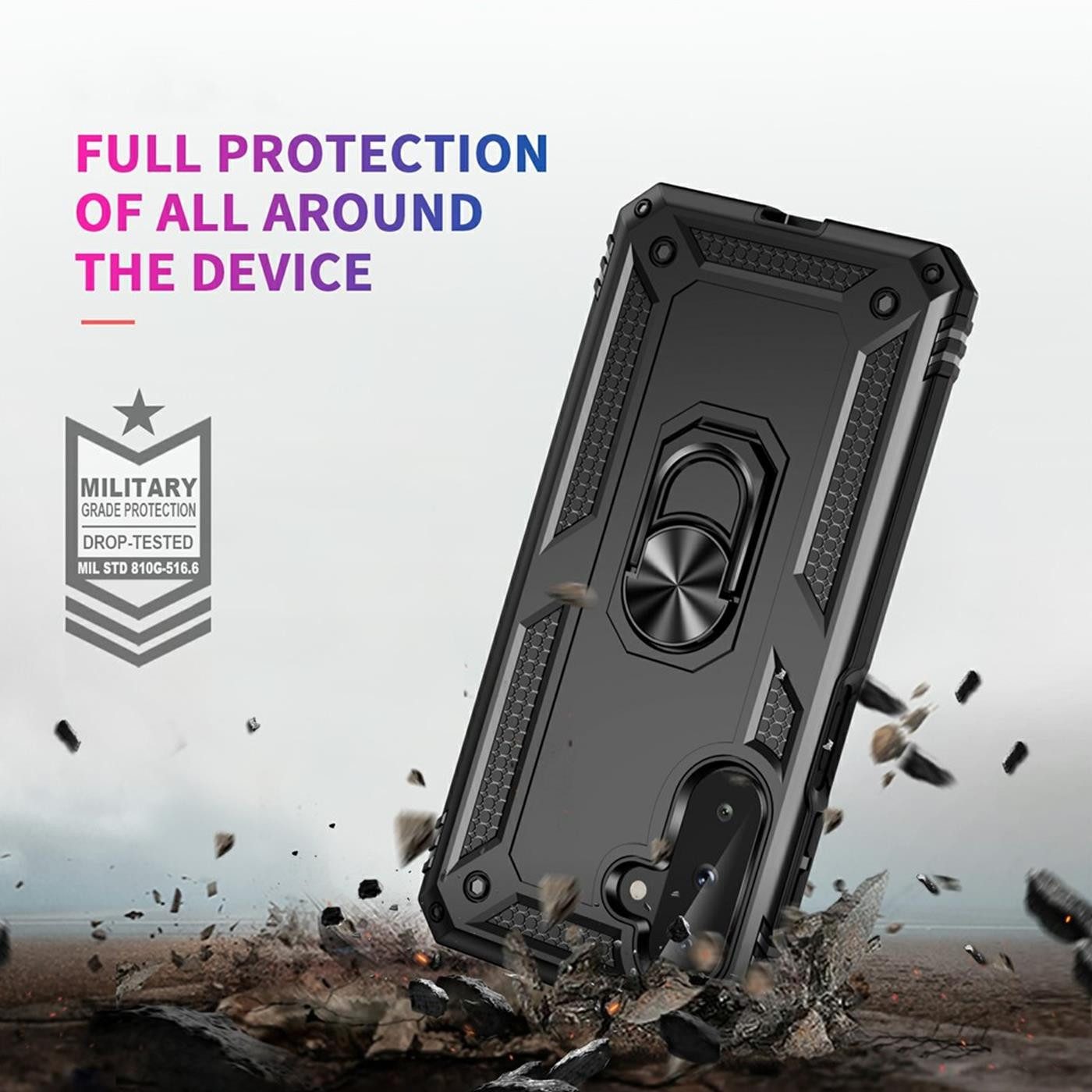 CoolGadget Handyhülle Armor Shield Case für Samsung Galaxy A17 5G 6,7 Zoll, Outdoor Cover mit Magnet Ringhalterung Hülle für Samsung Galaxy A17 – Bild 5 von 5