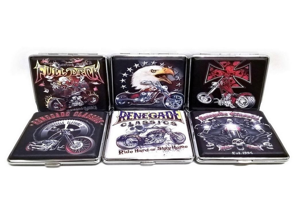 emeco Aufbewahrungsbox 2er Zigarettenetui Zigarettendose für 20 Zigaretten Etui Zigarettenbox