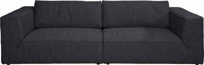 TOM TAILOR HOME Big-Sofa BIG CUBE STYLE, mit bequemen Stegkissen, extra große Sitztiefe, Breite 240 cm