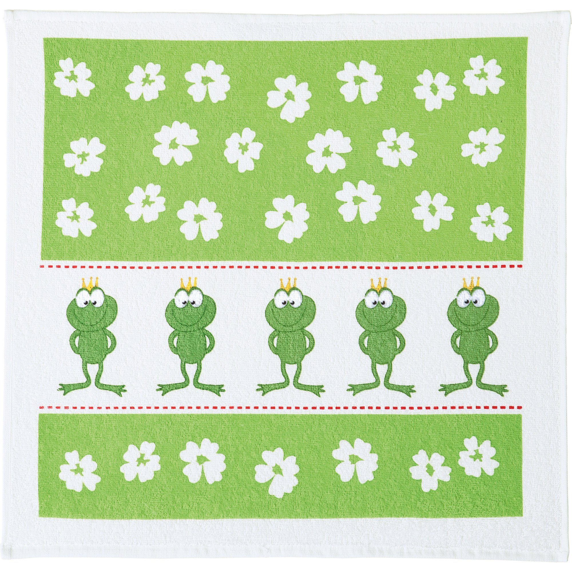 Kracht Geschirrtuch Frottier-Geschirrtuch 2er-Pack, Baumwolle Motiv günstig online kaufen