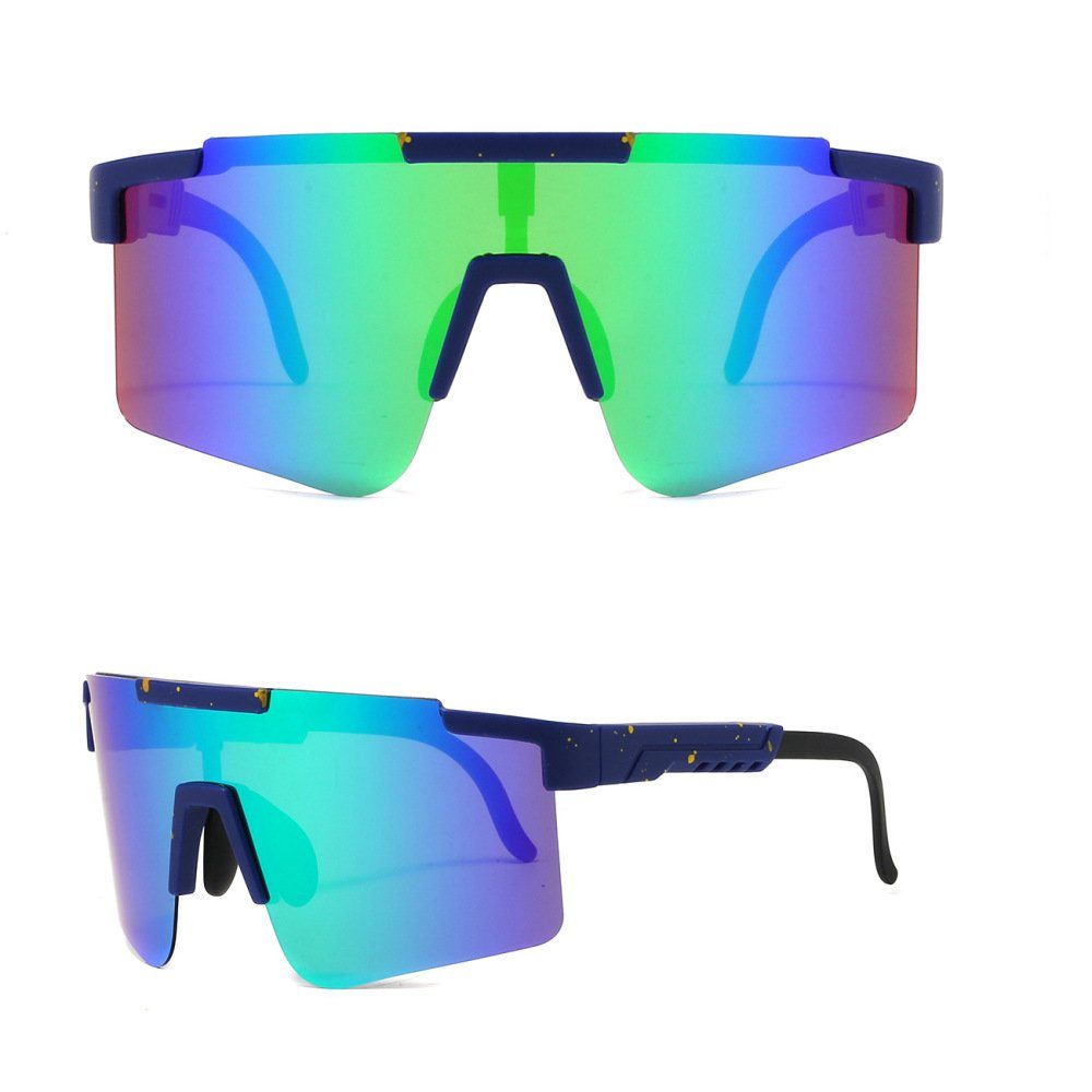 Bügel Fahrrad Fahrradbrille, Fahrradbrille Herren ‎‎Blau Sonnenbrille Verstellbarem GelldG mit