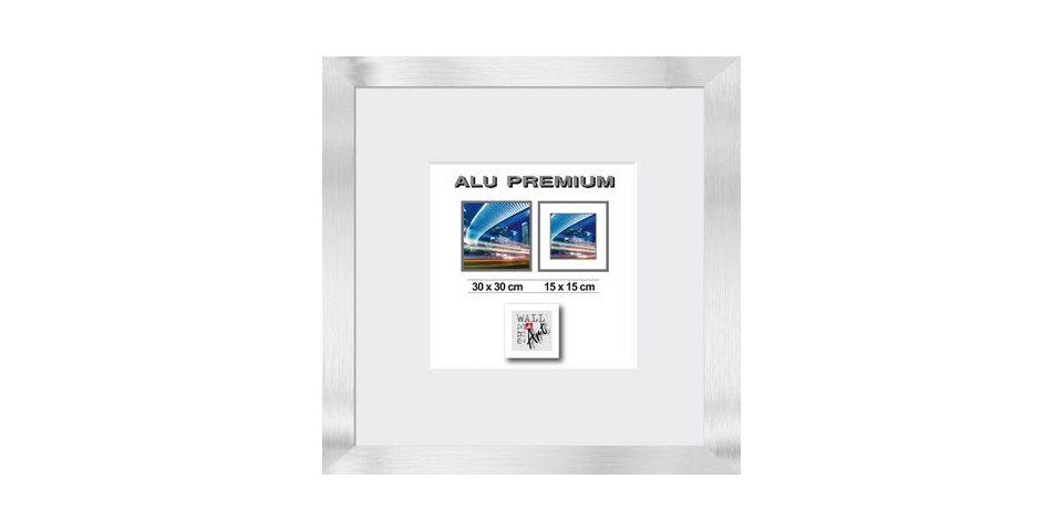 AG Wall framing Bilderrahmen The cm Quattro of the x Aluminiumrahmen silber, - 30 art 30