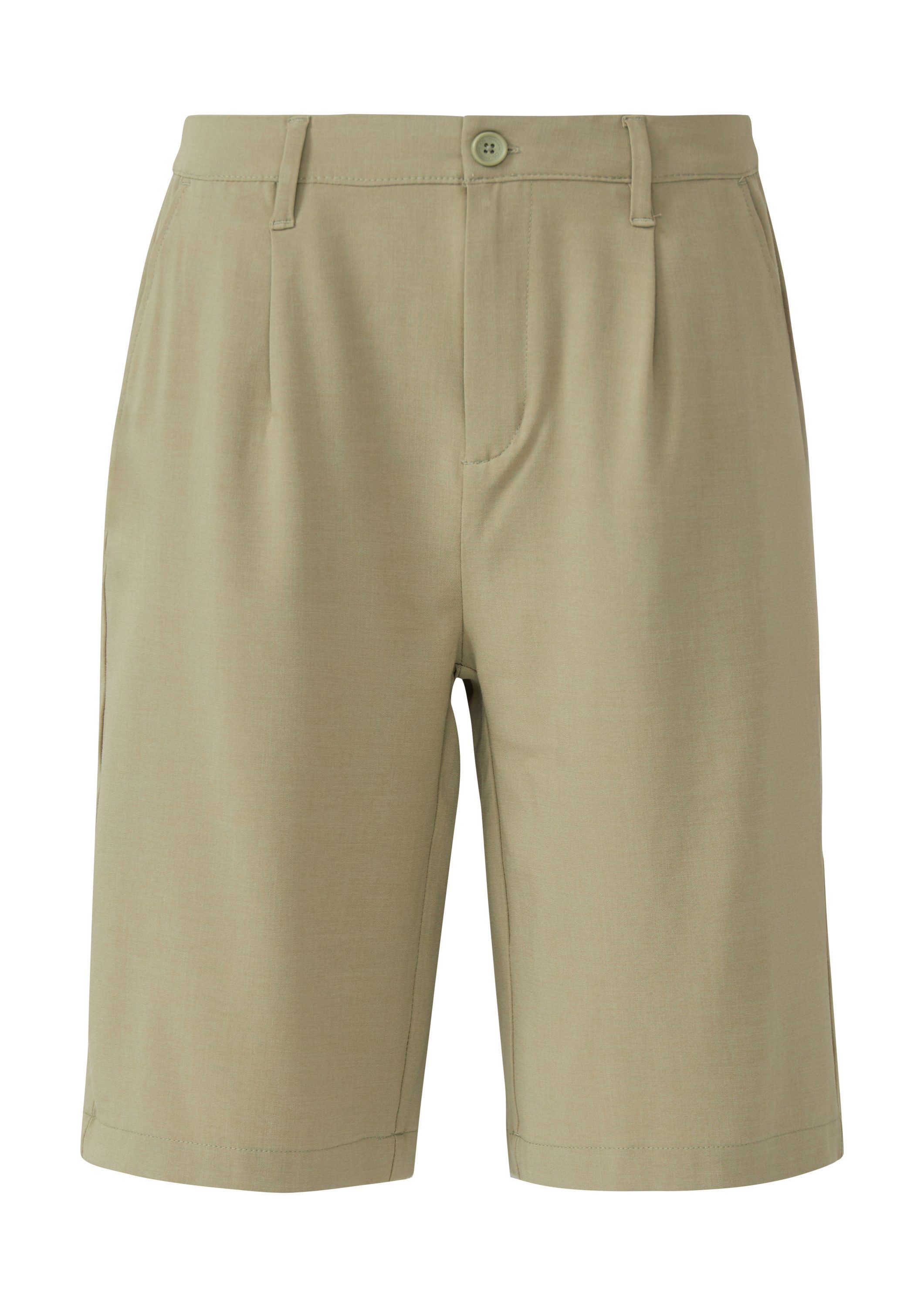 QS Shorts Hose Bermuda aus Viskosemix günstig online kaufen