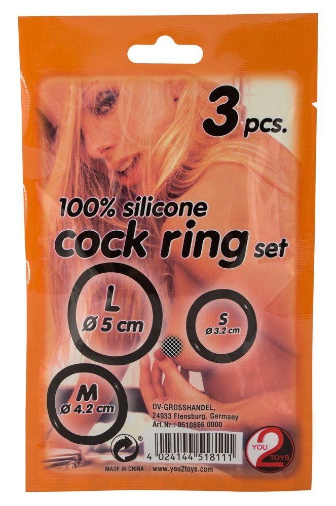 You2Toys Penisring ring You2Toys- Silicone 3 cock pcs set