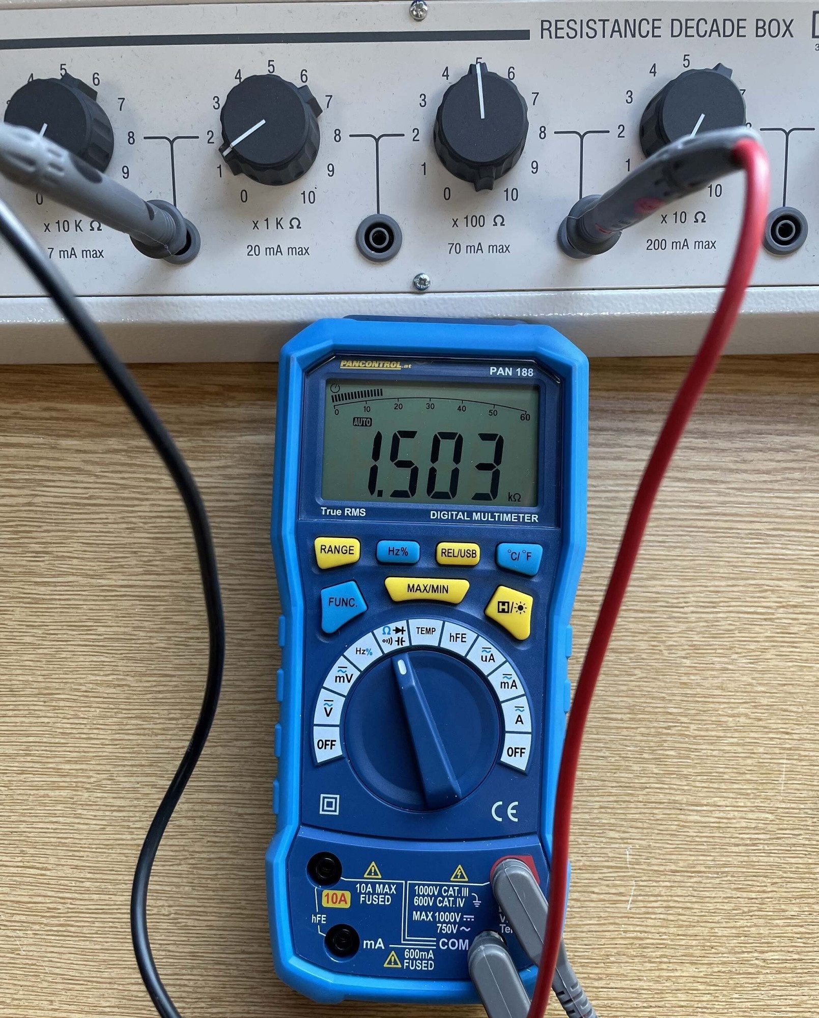 Pancontrol Multimeter PAN 188, 1000V CAT III True RMS mit USB & Bluetooth
