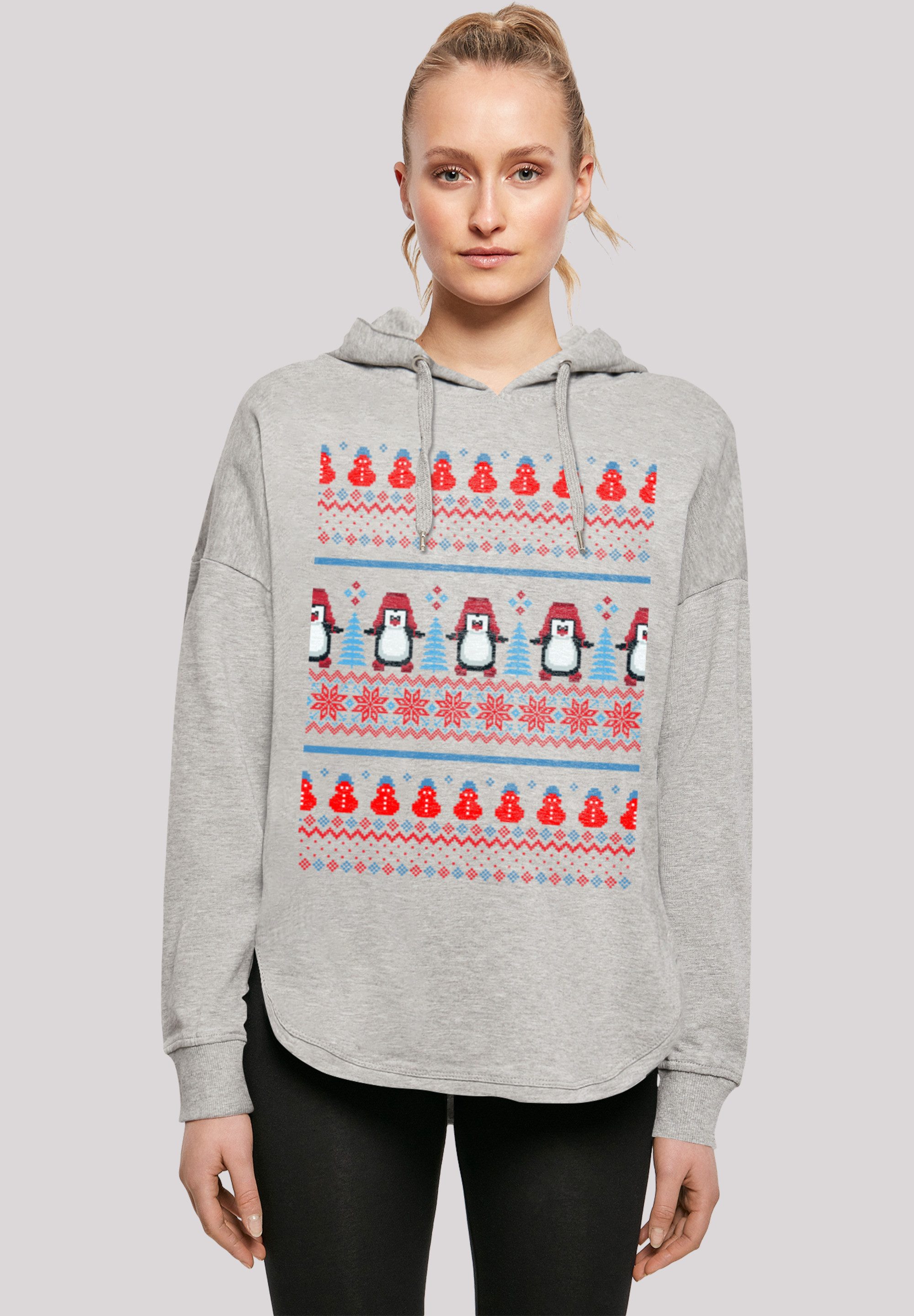 F4NT4STIC Kapuzenpullover "Christmas Pinguin Muster", Print günstig online kaufen