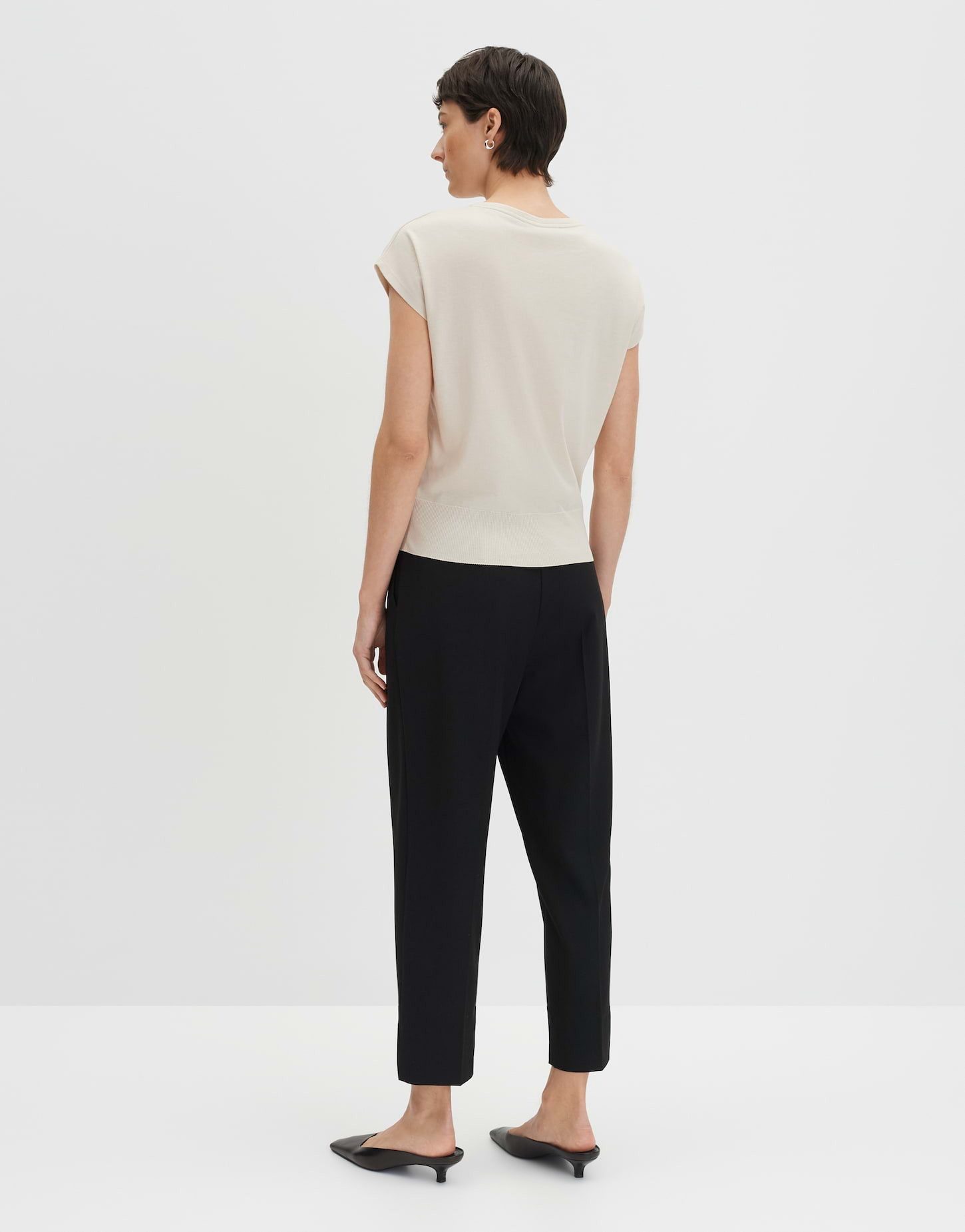 someday Kurzarmshirt KAJA Regular mit breitem Rippbund