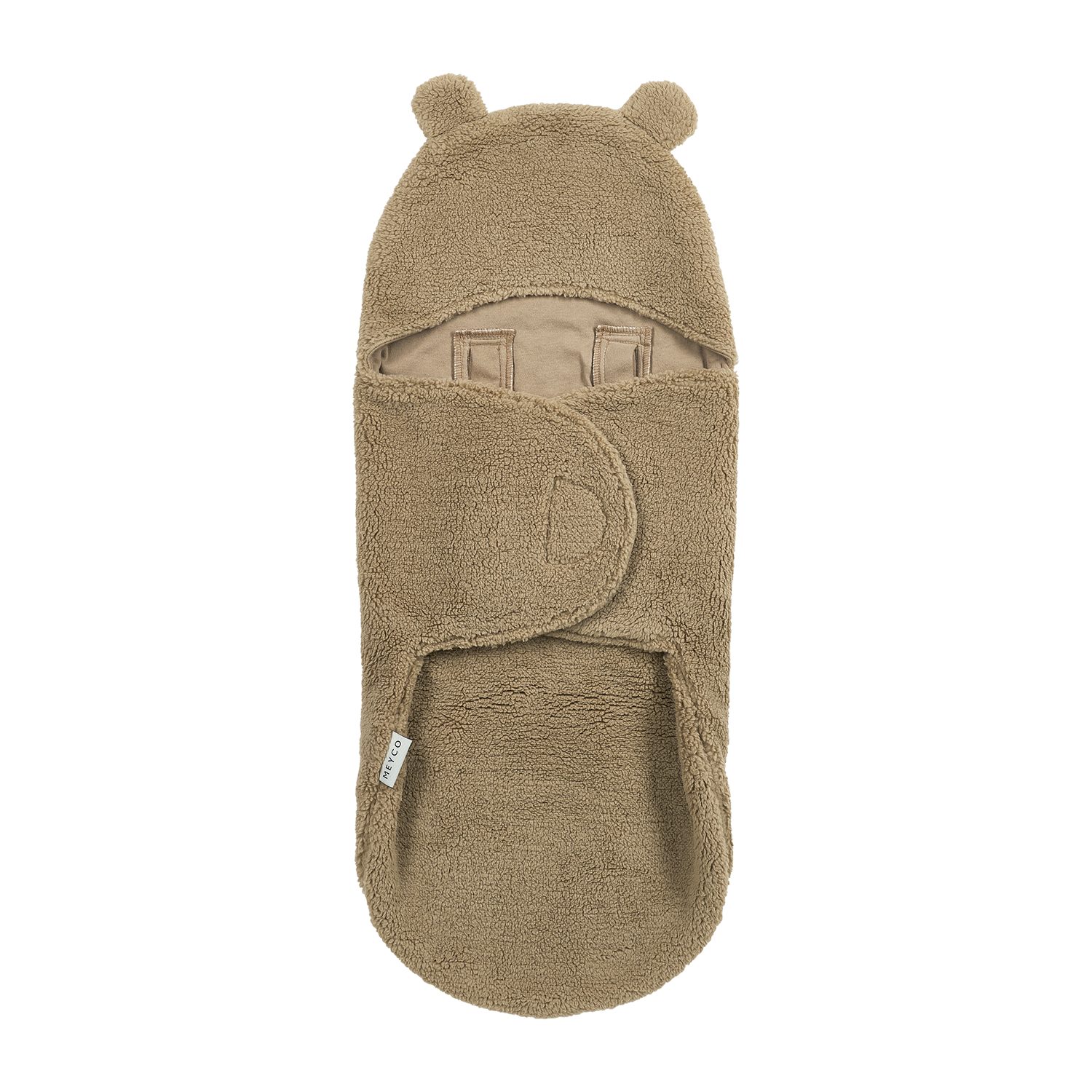Babydecke Bear Warm Brown, Meyco Baby, One size – Bild 2 von 2