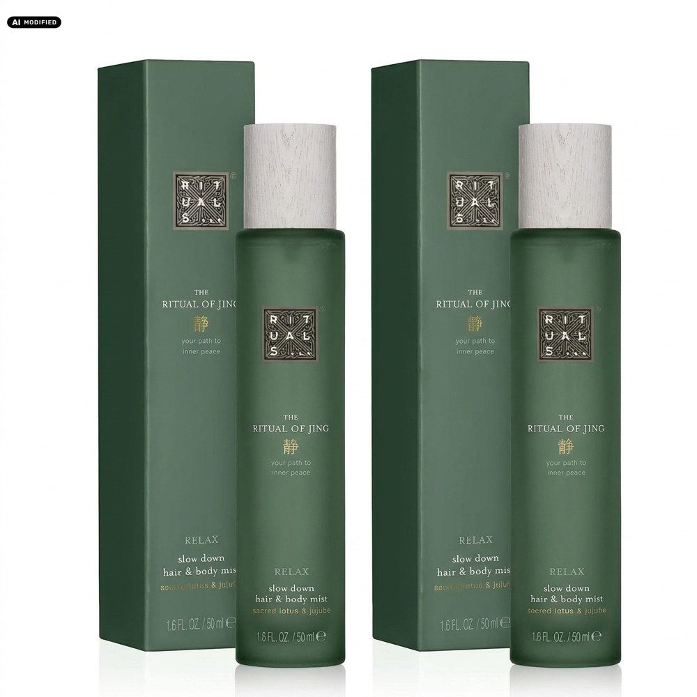Rituals Gesichts- und Körperspray Rituals Jing Hair & Body Mist 2er Set, Praktisches 2er Set für entspannende Pflegerituale