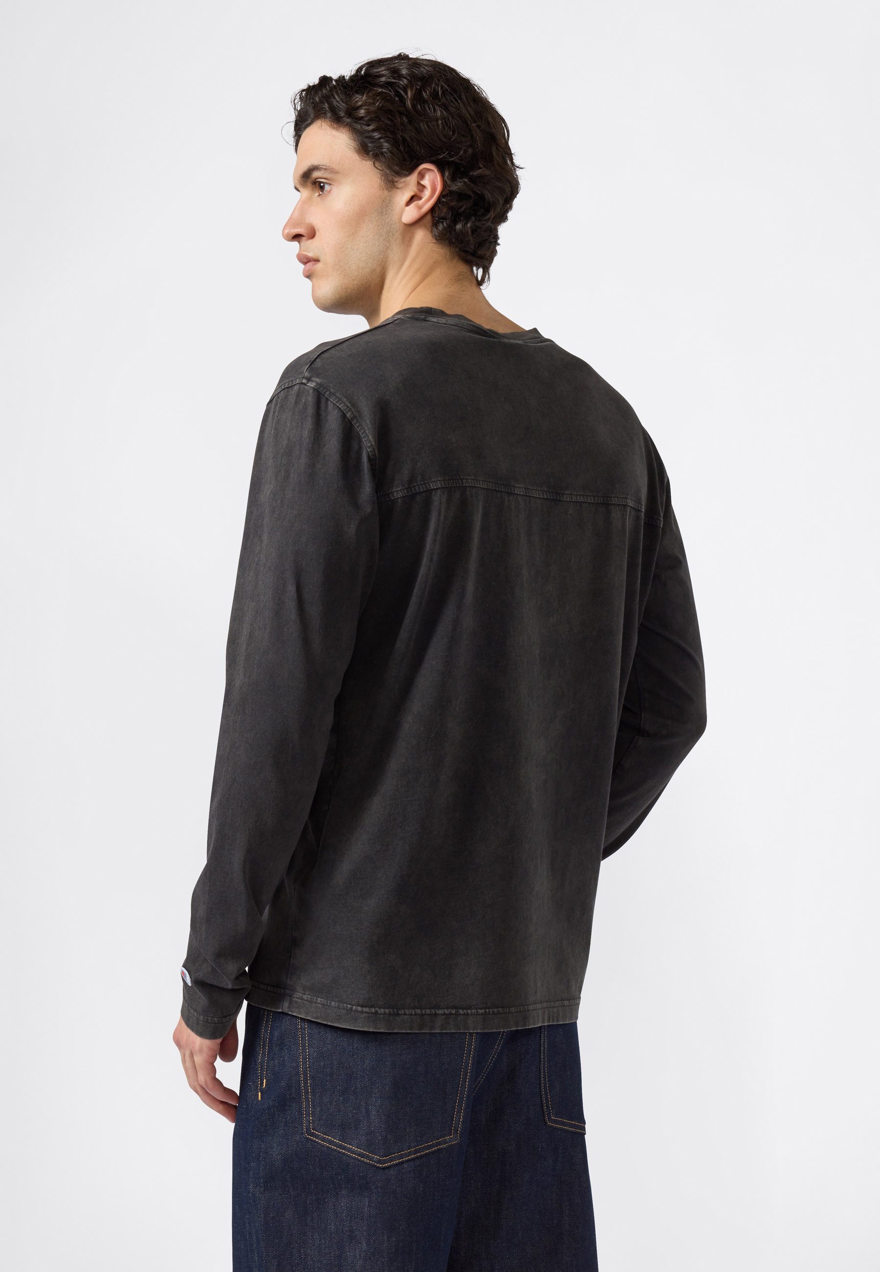 Champion Langarmshirt ICONS Wash Crewneck Long Sleeve T-Shirt (1-tlg) günstig online kaufen