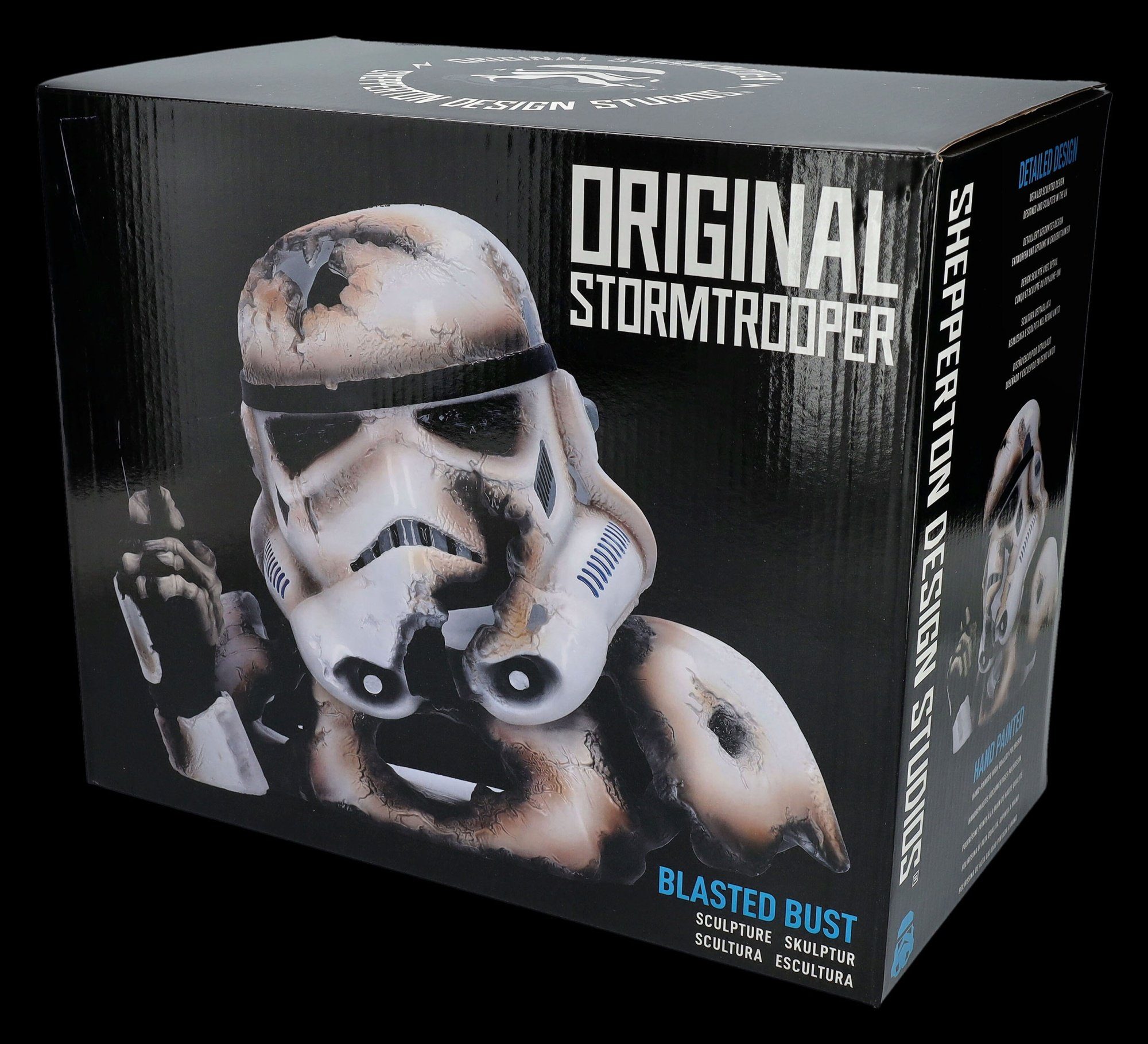 Figuren Shop GmbH Dekofigur Stormtrooper Figur - Blasted Büste - Sci-Fi Merchandise Dekofigur