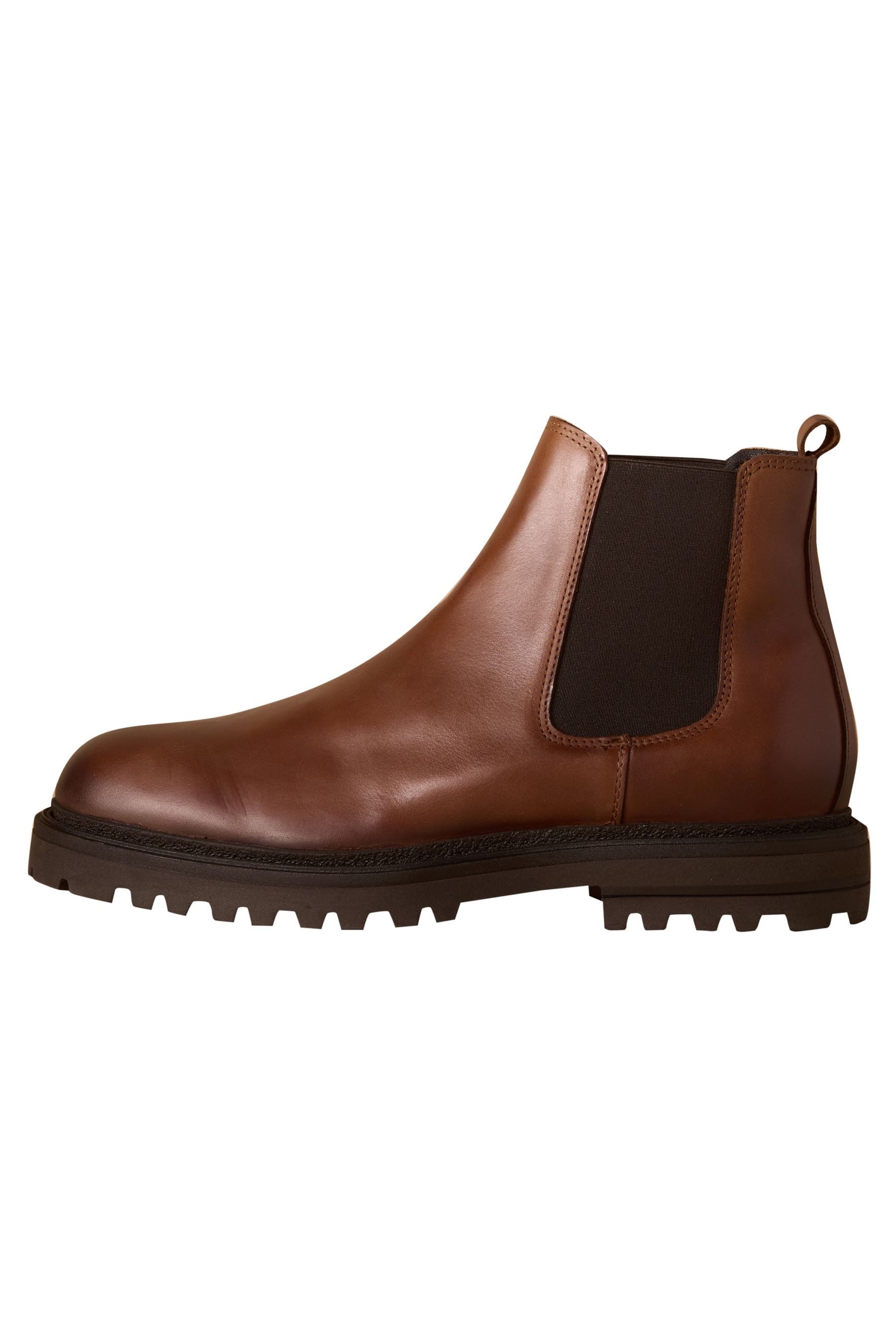 Signature Chelsea-Stiefel aus Leder Stiefel