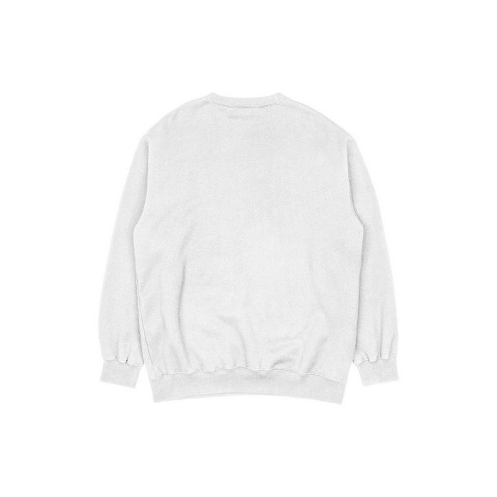 Supa Hype Sweater Wasted Damen Sweatshirt Farbe Weiß (1-tlg) aus reiner Baumwolle mit Frontprint PP9610