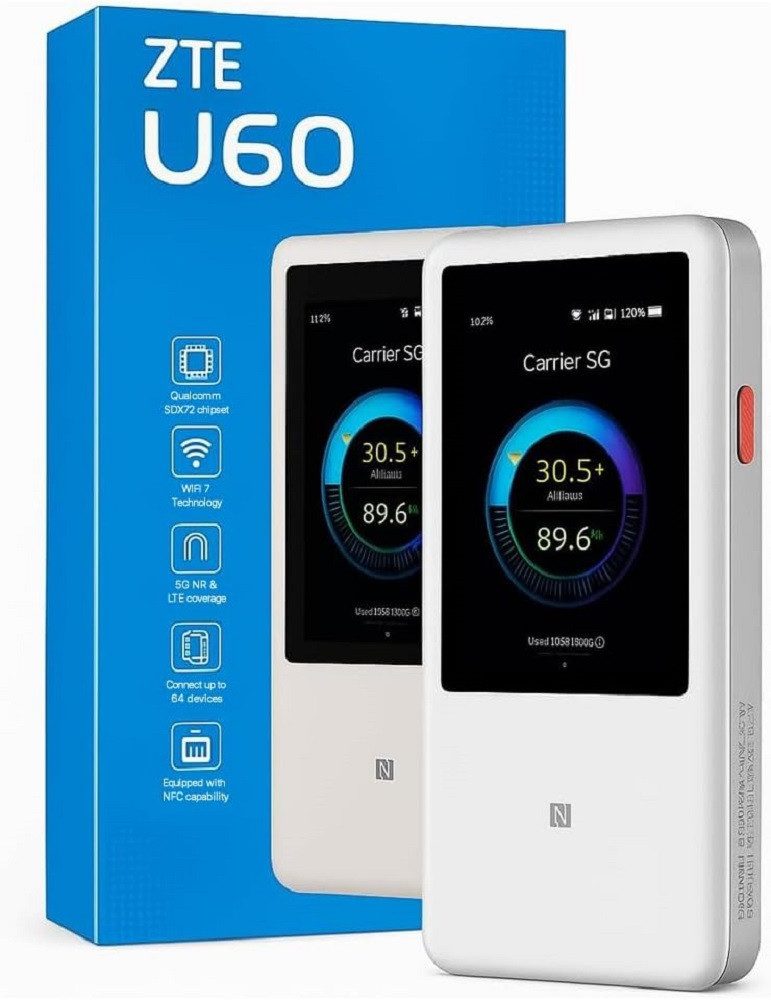 ZTE U60 mobiler Hotspot Router 5G WIFI - wei