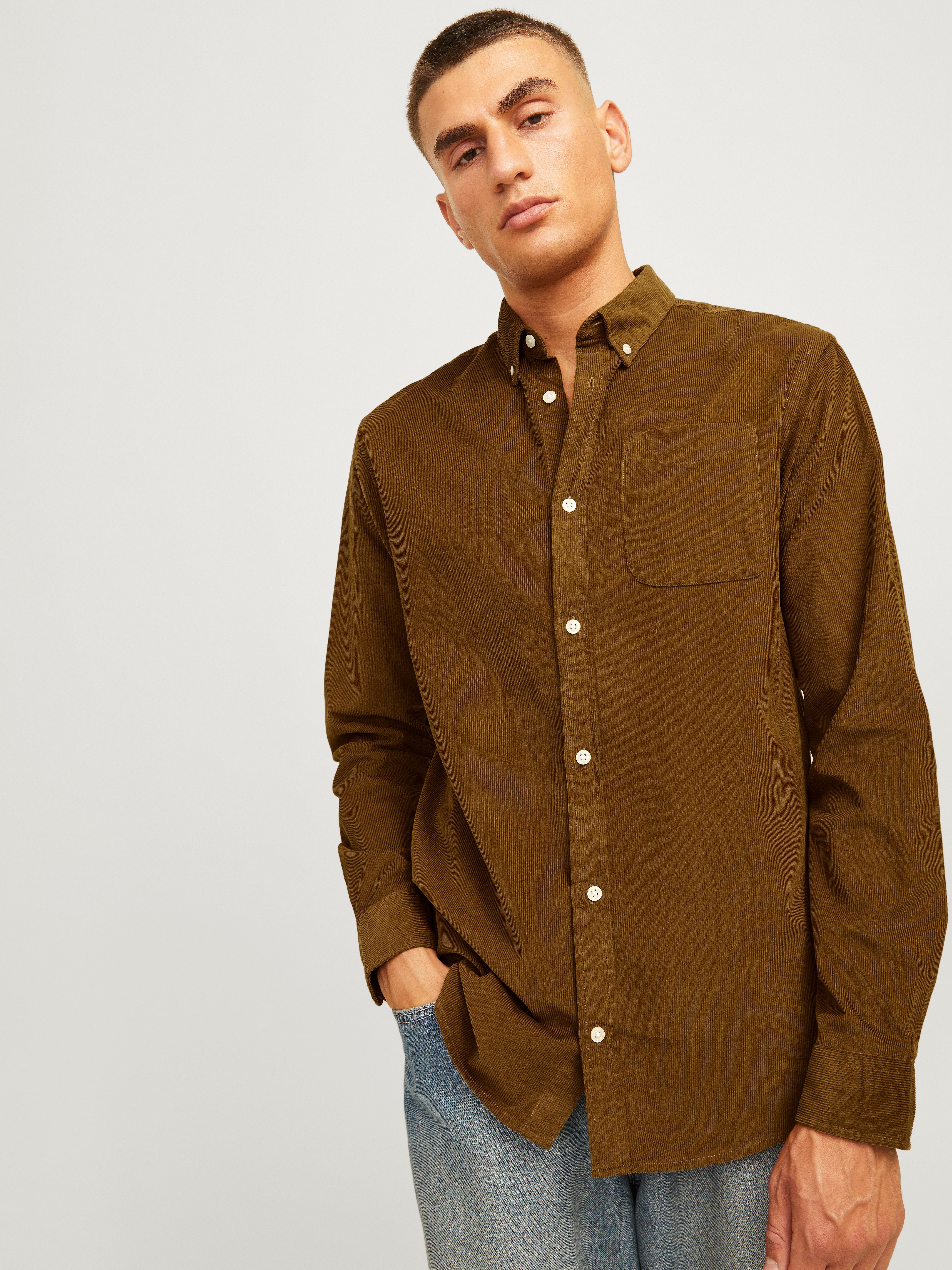 Jack & Jones Langarmhemd JJECLASSIC CORD günstig online kaufen