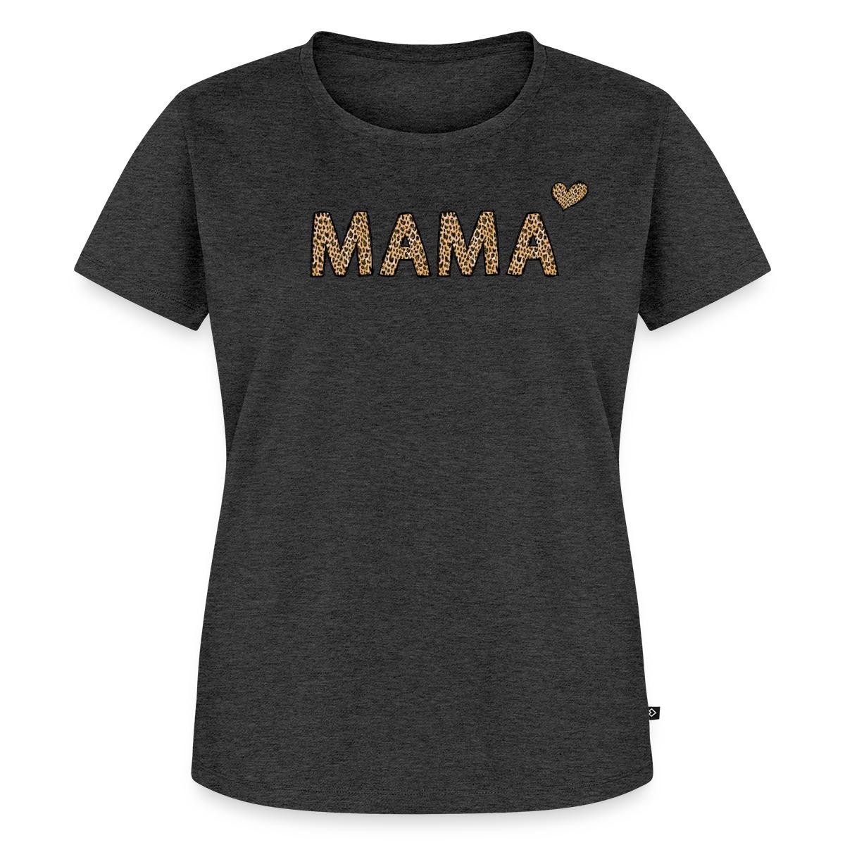 Spreadshirt T-Shirt Mama Leopardenprint Leo Print Frauen Premium T-Shirt (1-tlg) Fällt klein aus. Wir empfehlen, eine Größe größer zu bestellen.