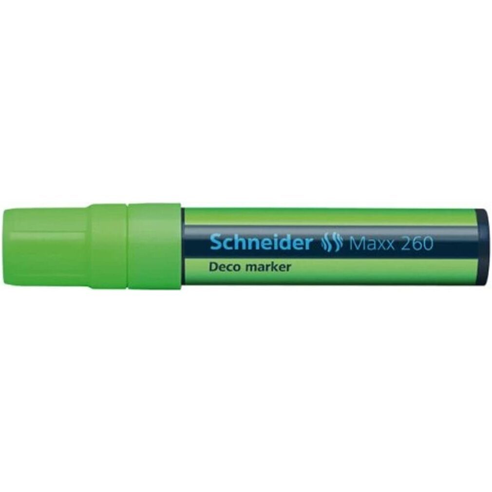 Schneider Permanentmarker Маркеры Deco-Marker 260 Neongrün Flüssig-Kreide