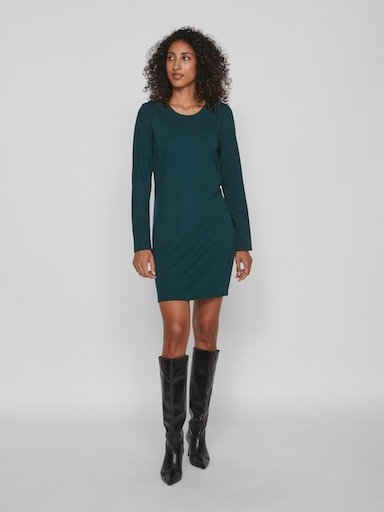 Vila Minikleid VIARMERONE O-NECK L/S DRESS/SU - NOOS