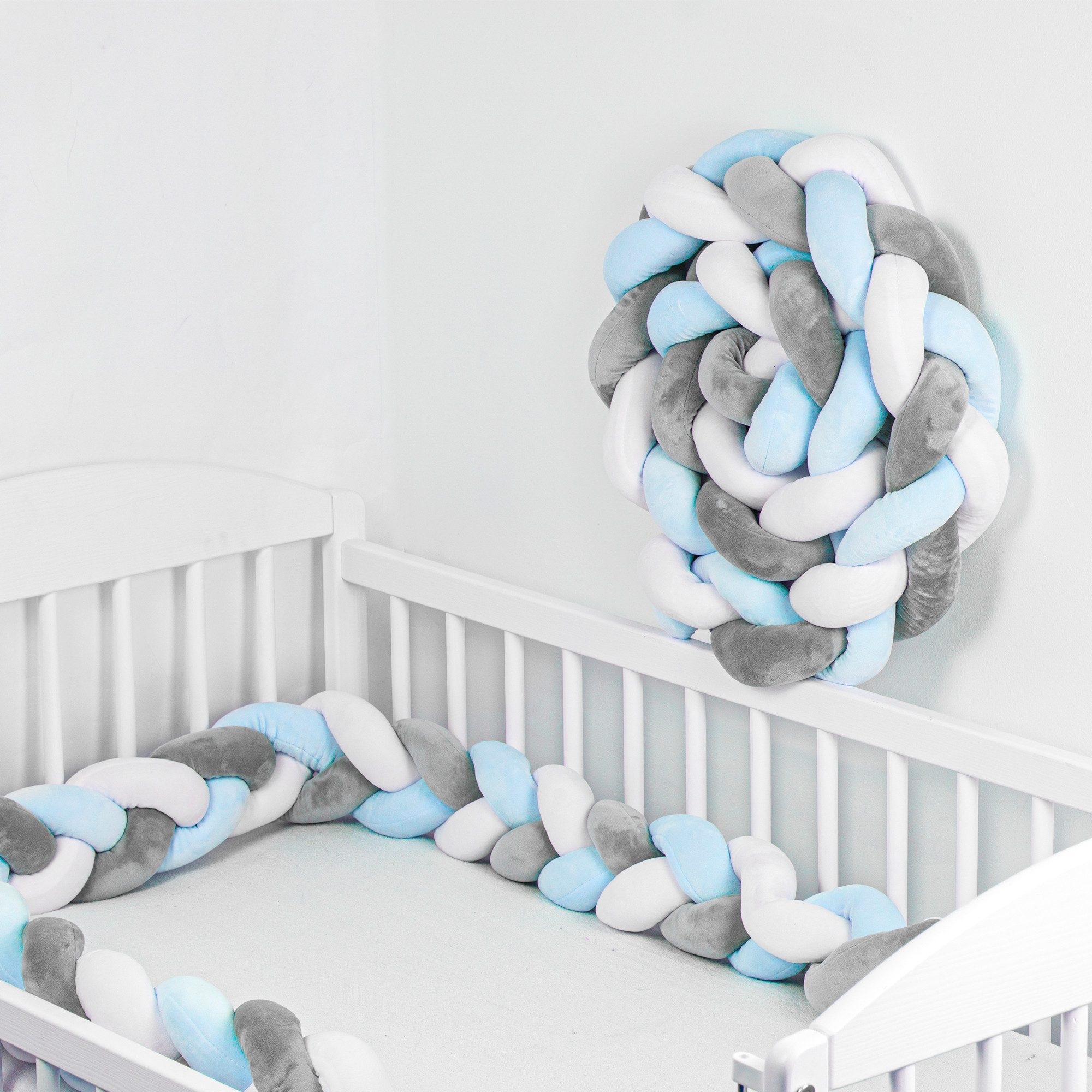 Totsy Baby Bettnestchen Bettnestchen - Bettschlange - Bettumrandung fürs Babybett