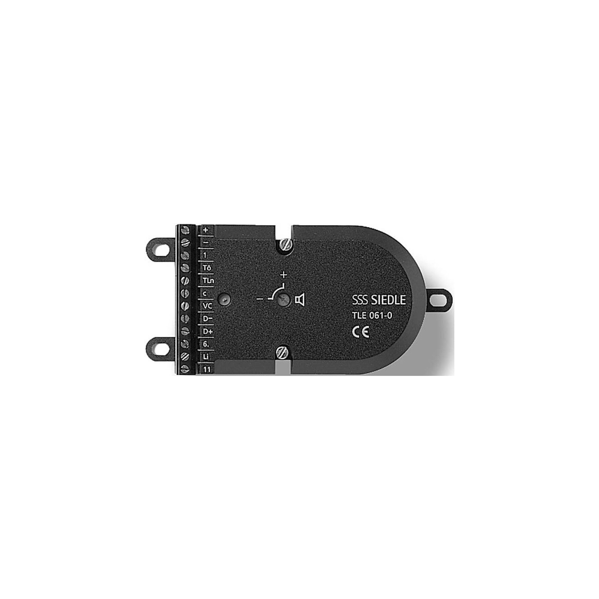 Siedle Briefkasten Siedle&Söhne Türlautsprecher für 1+n-Technik, sw TLE 061-01