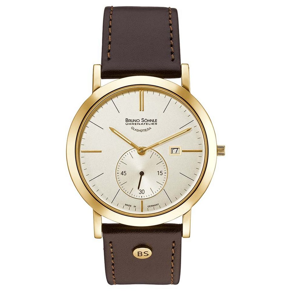 BRUNO SÖHNLE Quarzuhr Bruno Söhnle Glashütte, Herrenarmbanduhr ARES II BRUNO SÖHNLE Quarzuhr Bruno Söhnle Glashütte, Herrenarmbanduhr ARES II