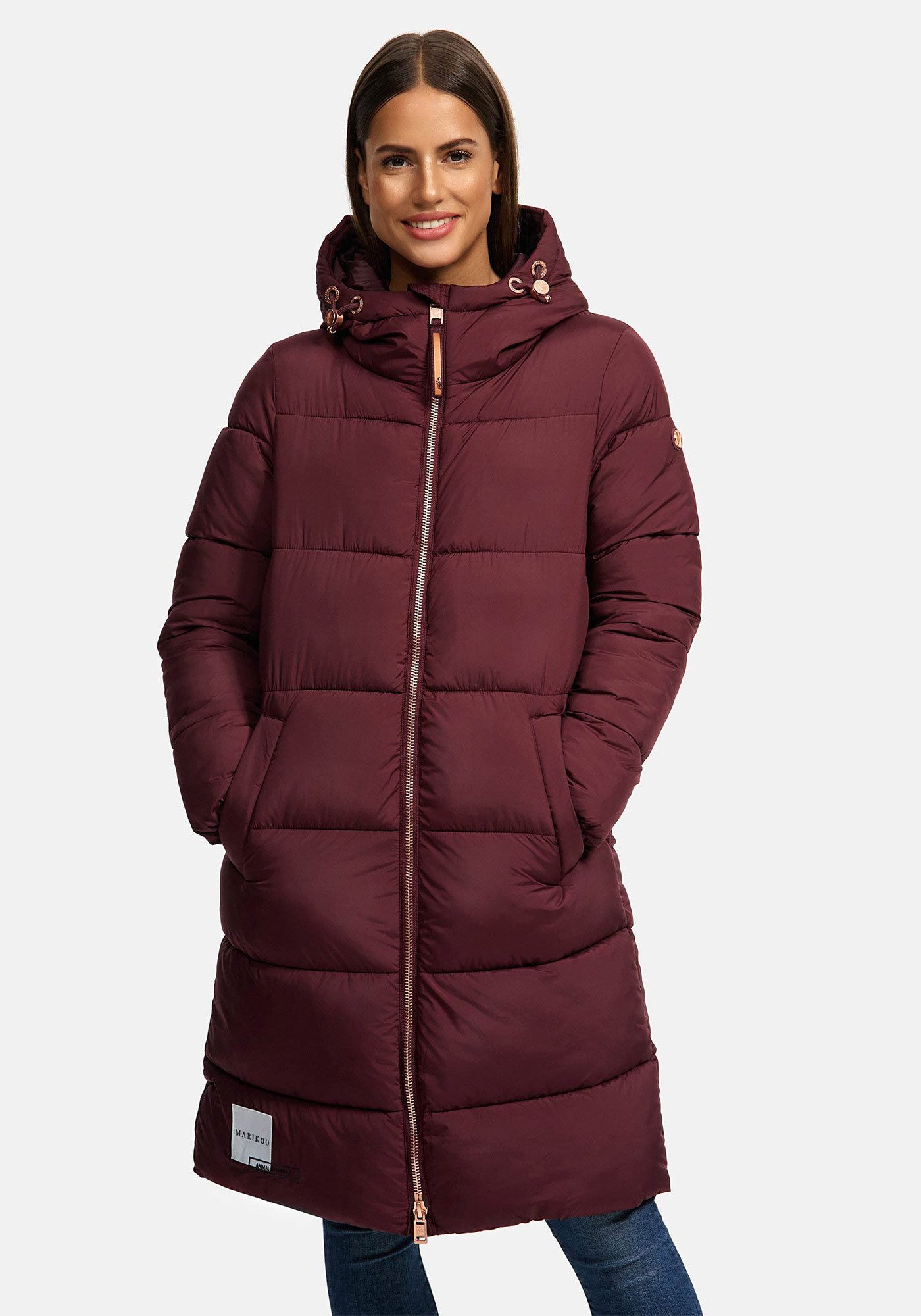 Marikoo Winterjacke Nomadiaa Lange Damen Winterjacke
