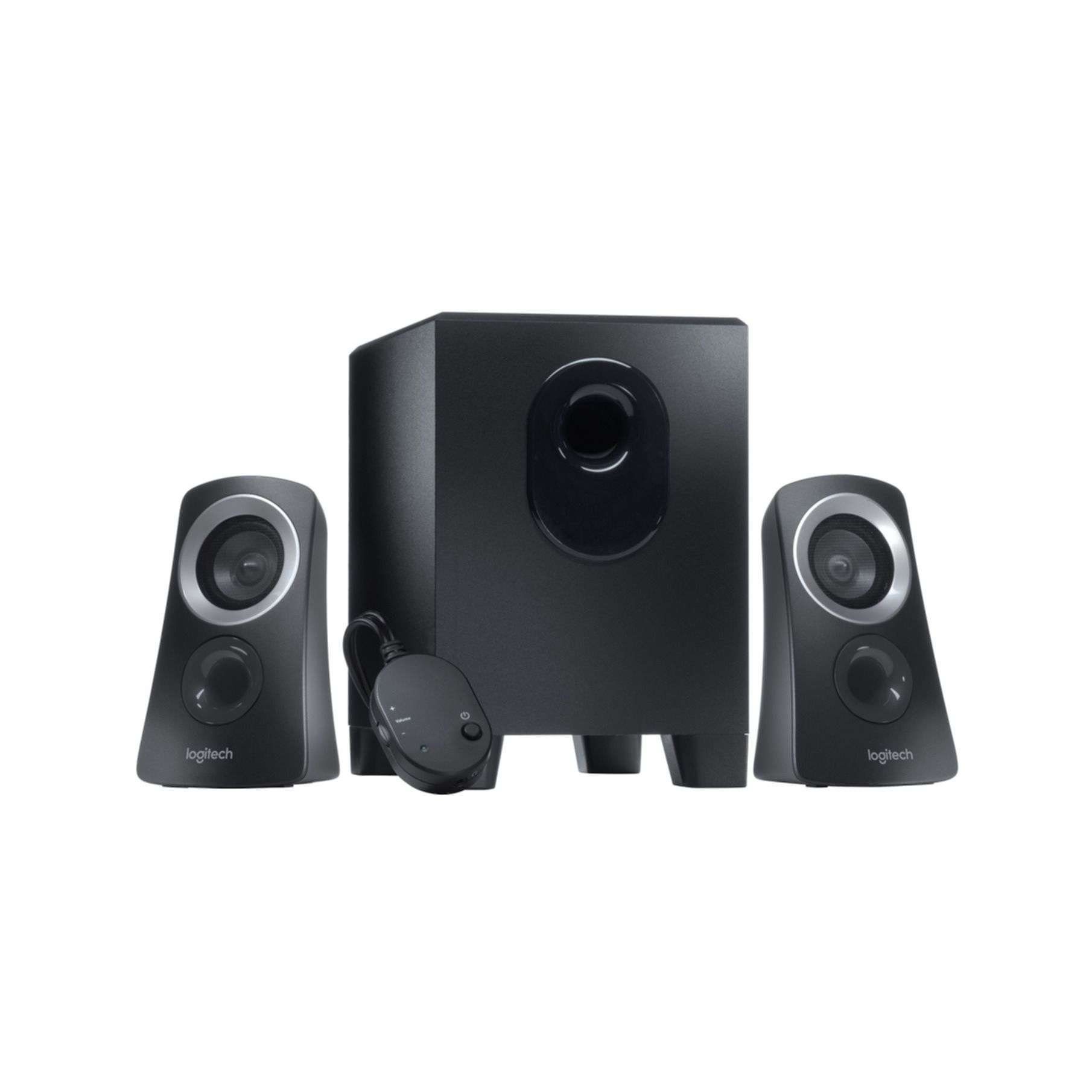 Logitech Logitech Z 313 Lautsprechersystem. Lautsprecher (Kraftvoller Sound für jeden Raum)