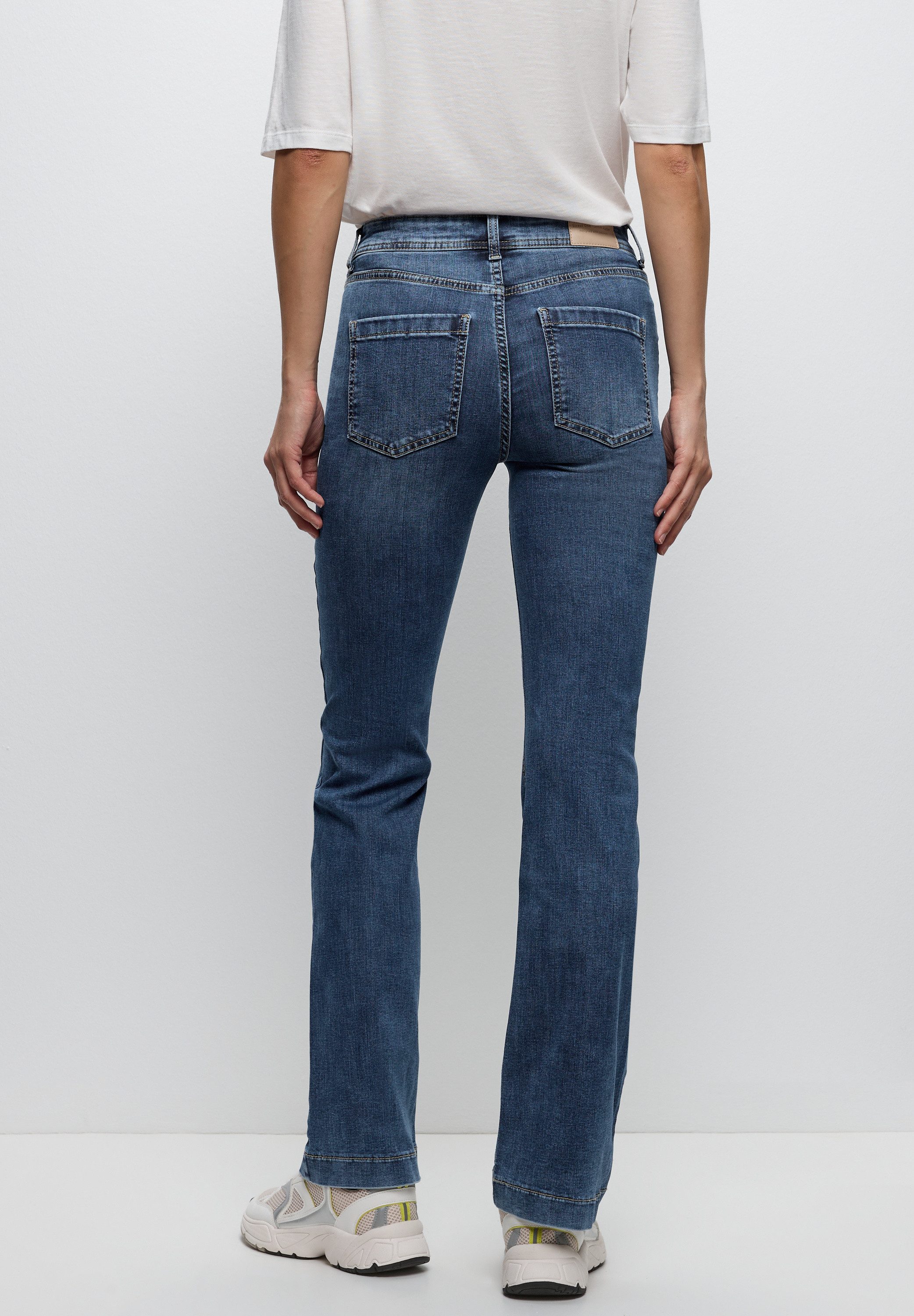 STREET ONE Slim-fit-Jeans High Waist