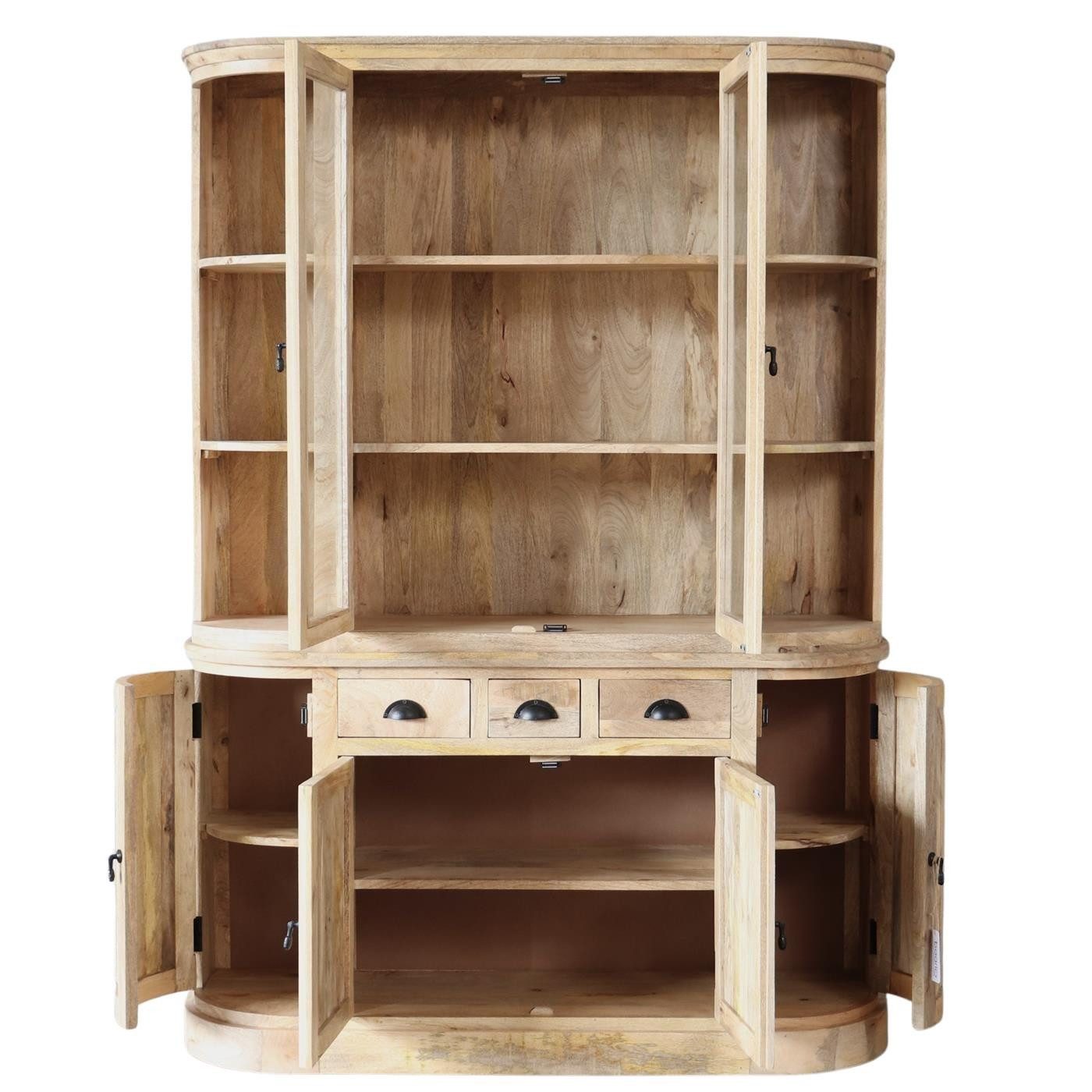 baario Buffet Schrank GUILLON halbrund braun günstig online kaufen