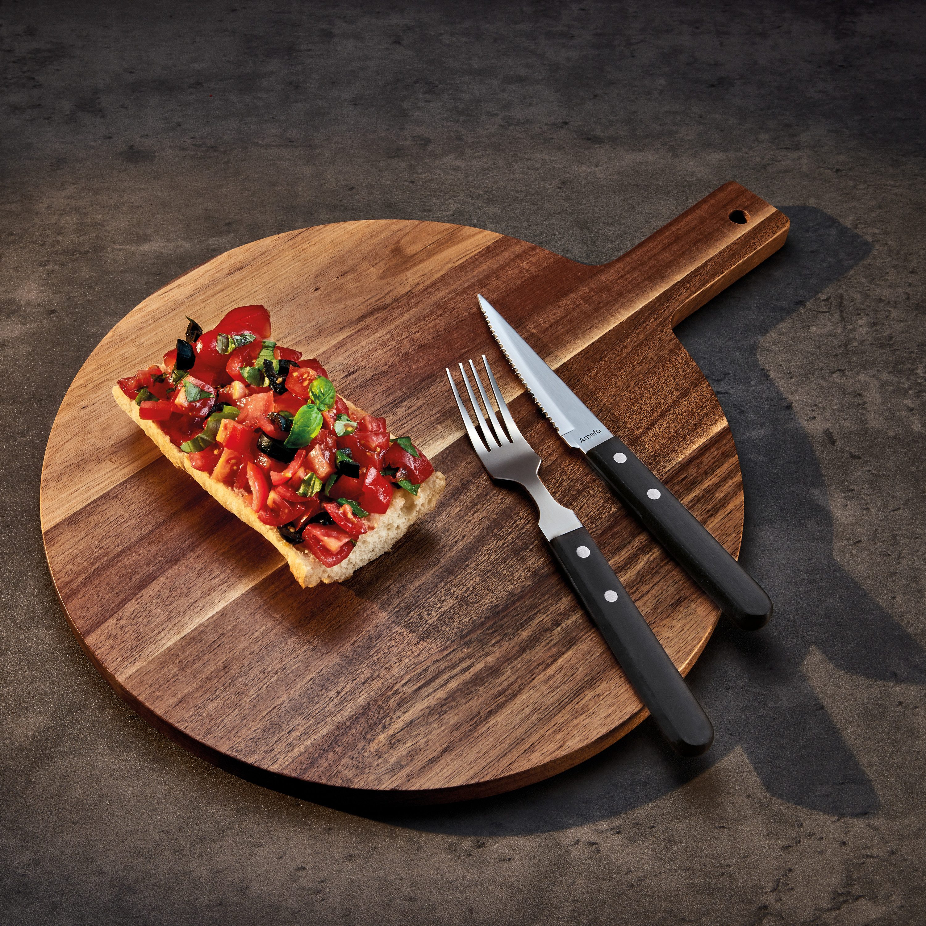 Amefa Steakbesteck PIZZA (6-tlg), 6 Personen, 18/0 POM, spülmaschinenfest