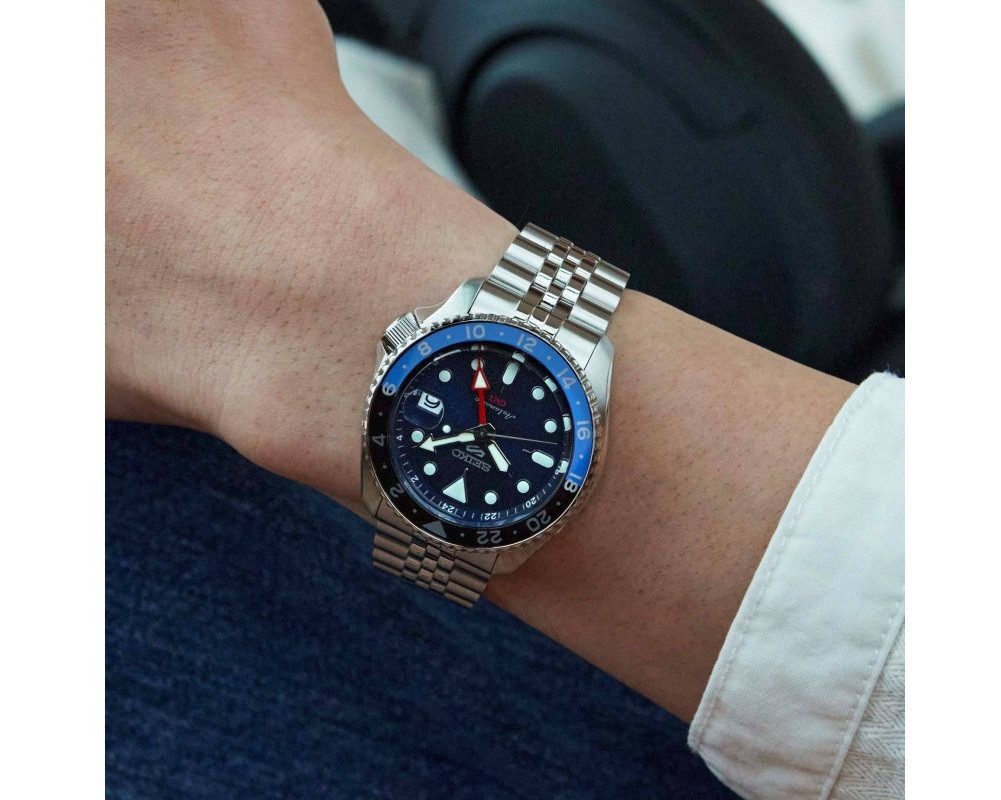 Seiko Automatikuhr Herrenuhr Seiko 5 Sports Automatik GMT SSK003K1 günstig online kaufen