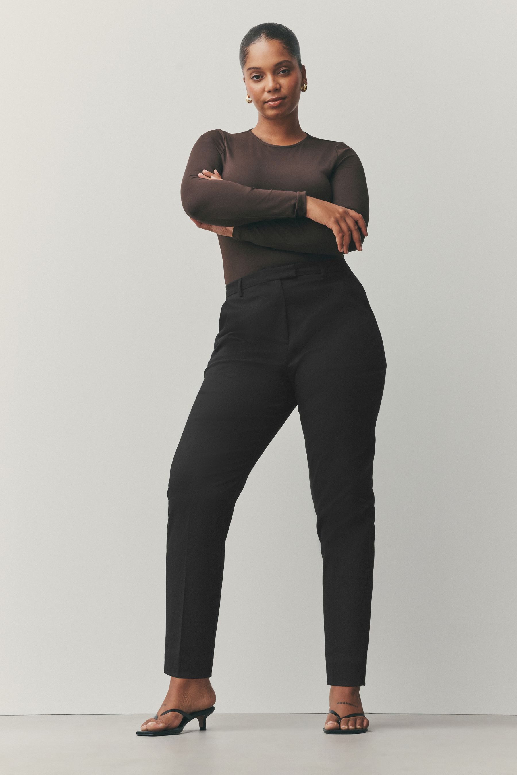 Next Bootcuthose Figurnahe Sanduhr Bootcut-Hose (1-tlg)