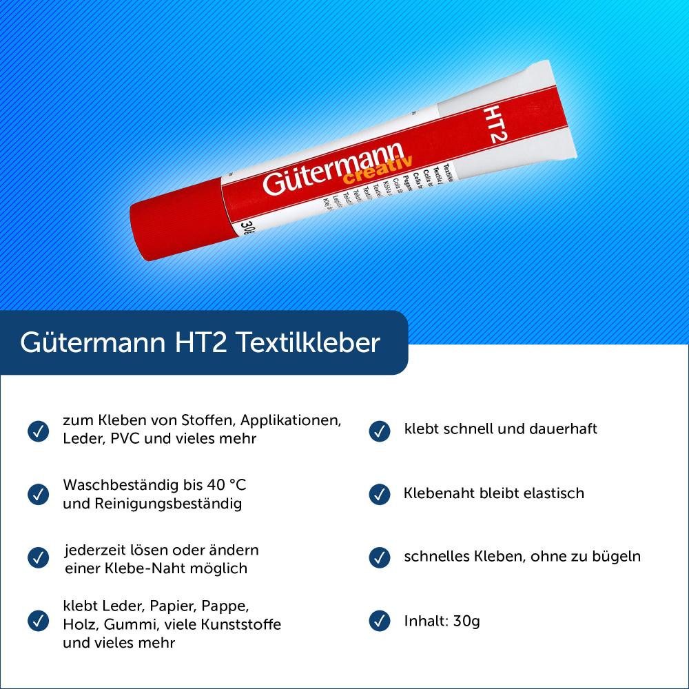 Gütermann Textilkleber - Bastelkleber Textil-Klebenaht HT2
