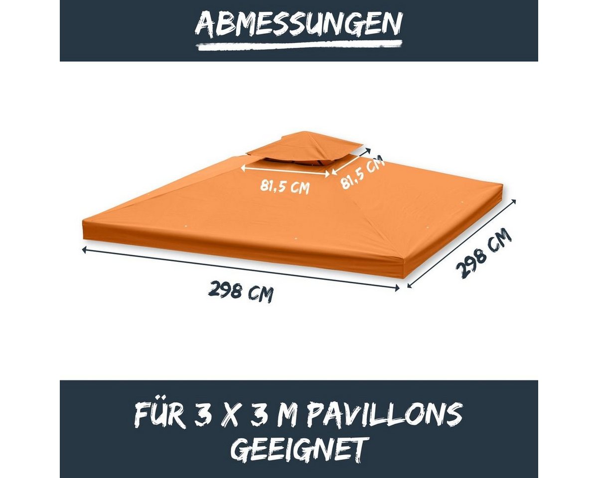 Thumbnail - bonsport Pavillonersatzdach Ersatzdach für 3x3m Pavillon